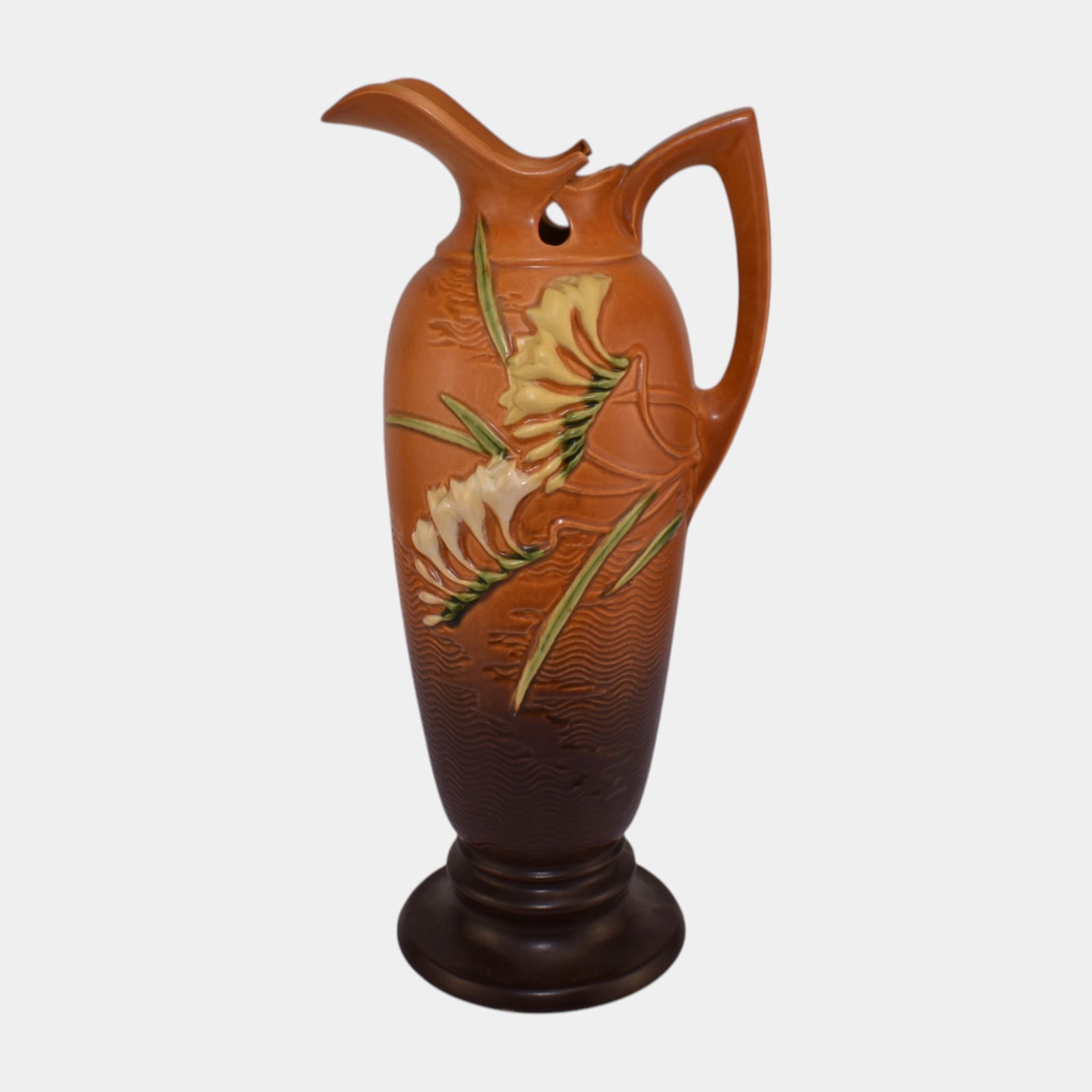 Roseville Freesia Vintage Art Pottery Tall Ewer 21-15 (1 of 4)