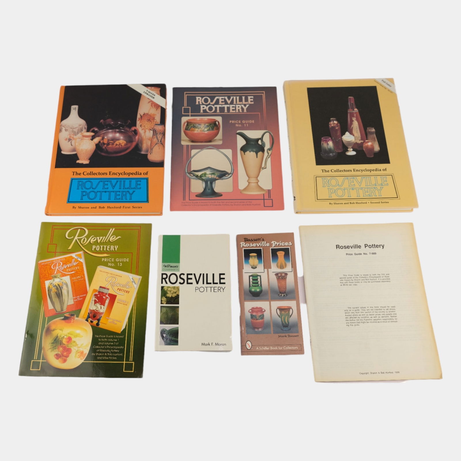 Assorted Roseville Pottery Paperback And Hardcover Reference Books (1 of 1)