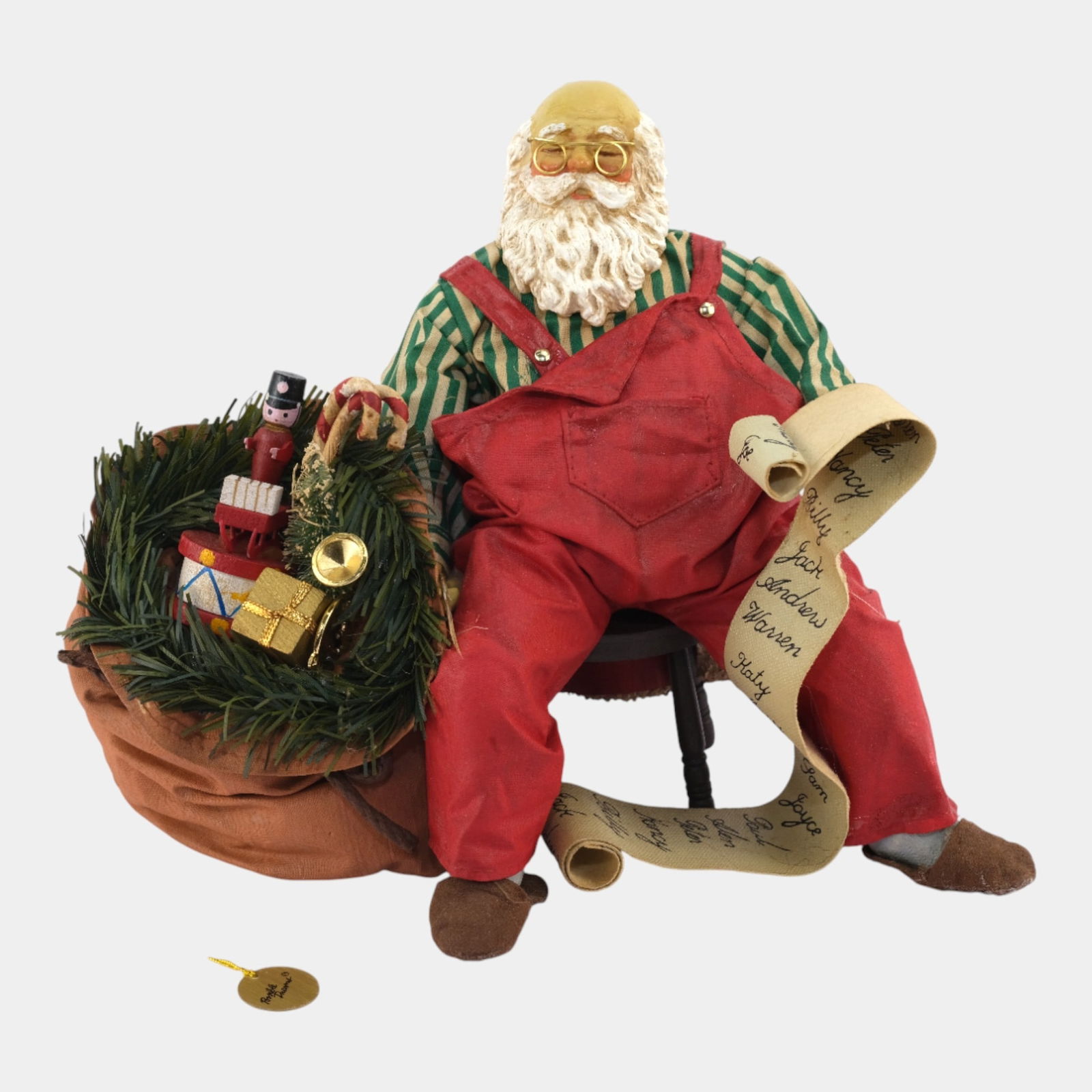 Clothtique Possible Dreams 1988 Limited Editions "Exhausted Santa" Figurine (1 of 5)