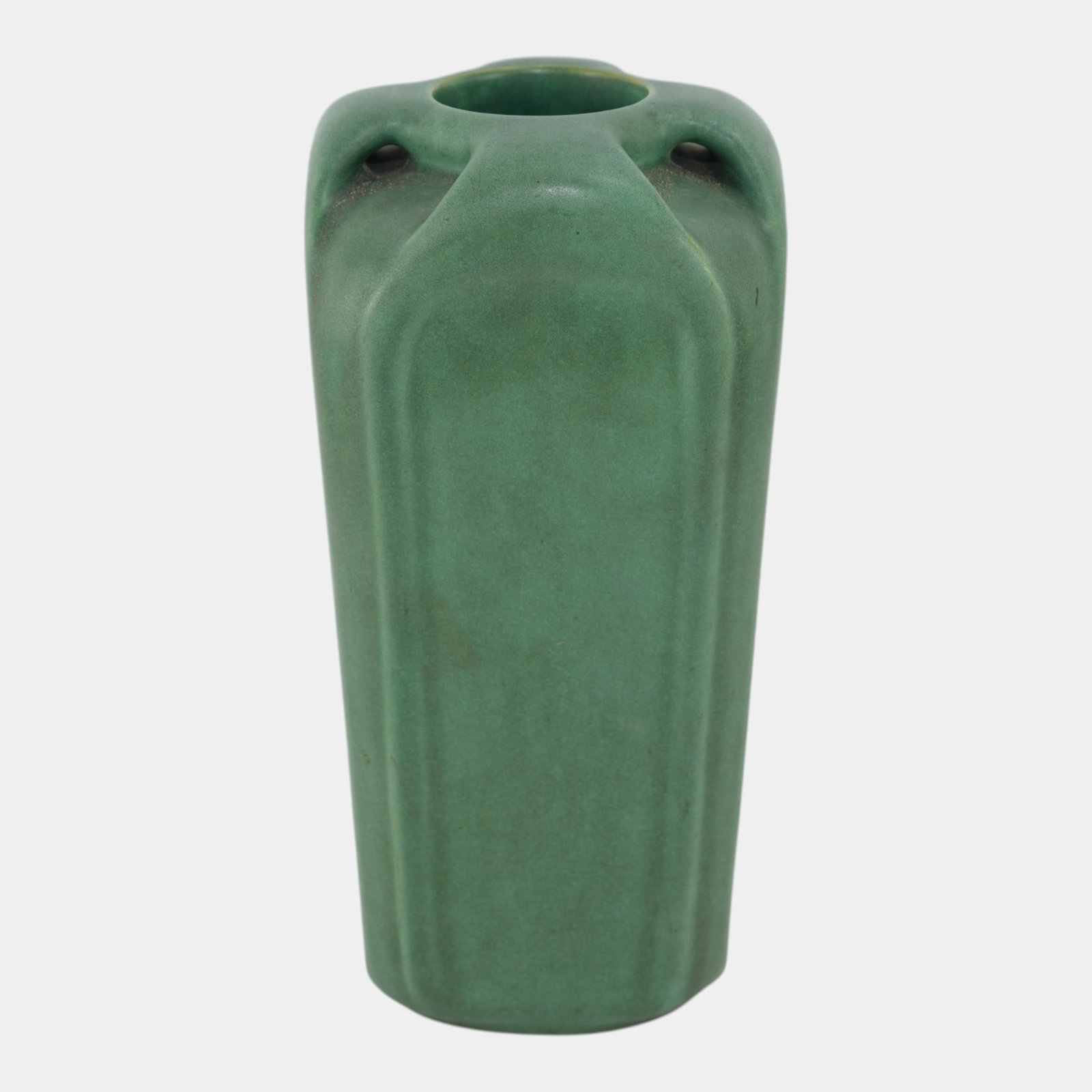 Teco Vintage Arts And Crafts Pottery Prairie School Matte Green Ceramic Vase 184 (1 of 6)