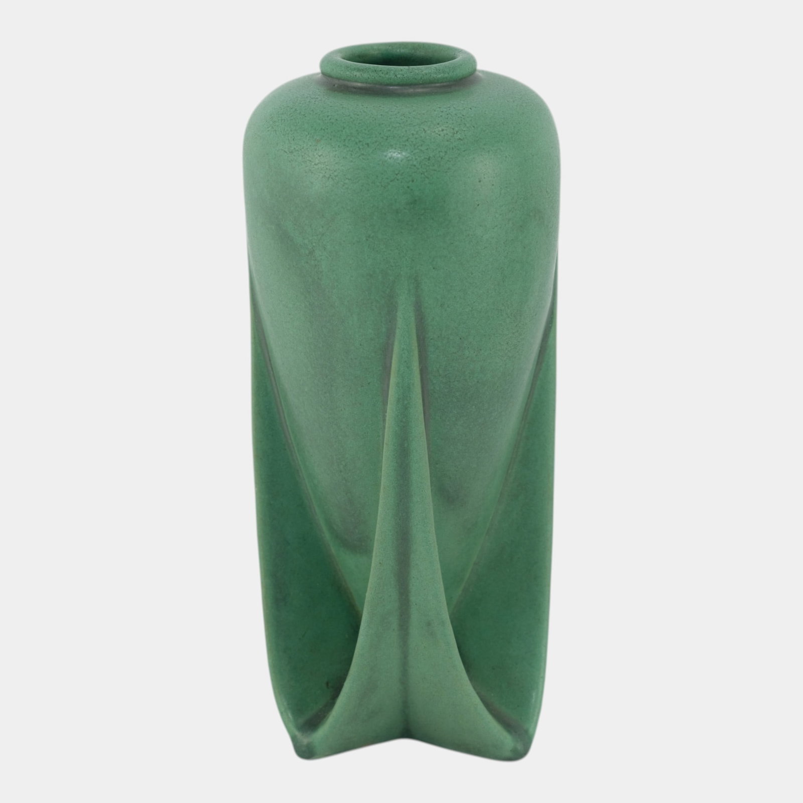 Teco Vintage Arts And Crafts Pottery Matte Green Ceramic Rocket Vase 127 (1 of 7)