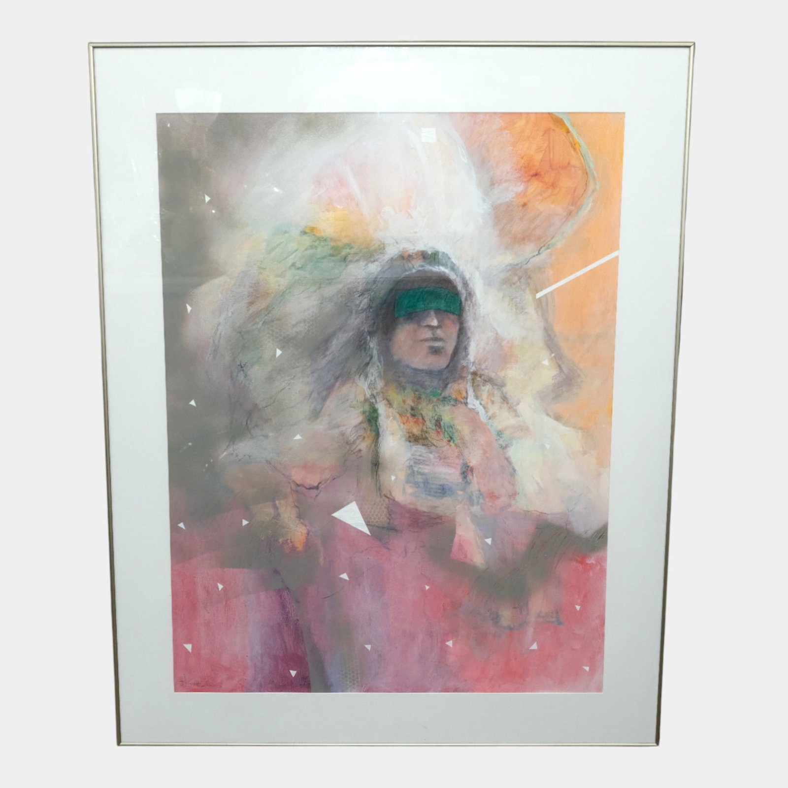 Harold E. Larsen (American, B. 1935) Original Expressionist Portrait Painting: We offer affordable in-house shipping on all items. Harold E. Larsen (American, B. 1935) Original Expressionist Portrait Painting Softly atmospheric and richly expressive, this Harold E. Larsen portr