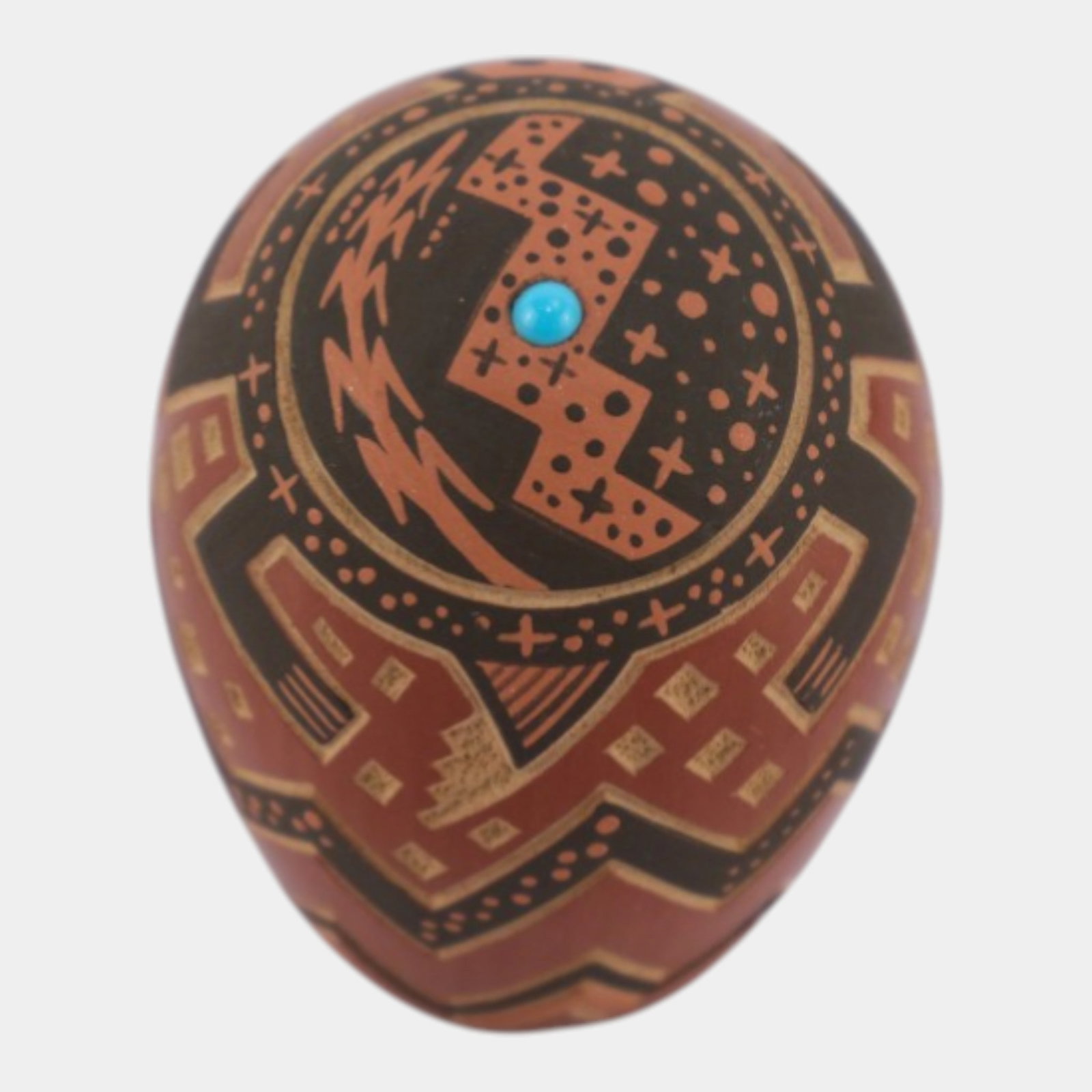 Glendora Fragua Daubs Jemez Pueblo Native American Sgraffito Carved Seed Pot: We offer affordable in-house shipping on all items. Glendora Fragua Daubs Jemez Pueblo Native American Sgraffito Carved Seed Pot Intricately carved and richly pigmented, this seed pot by Glendora Fra