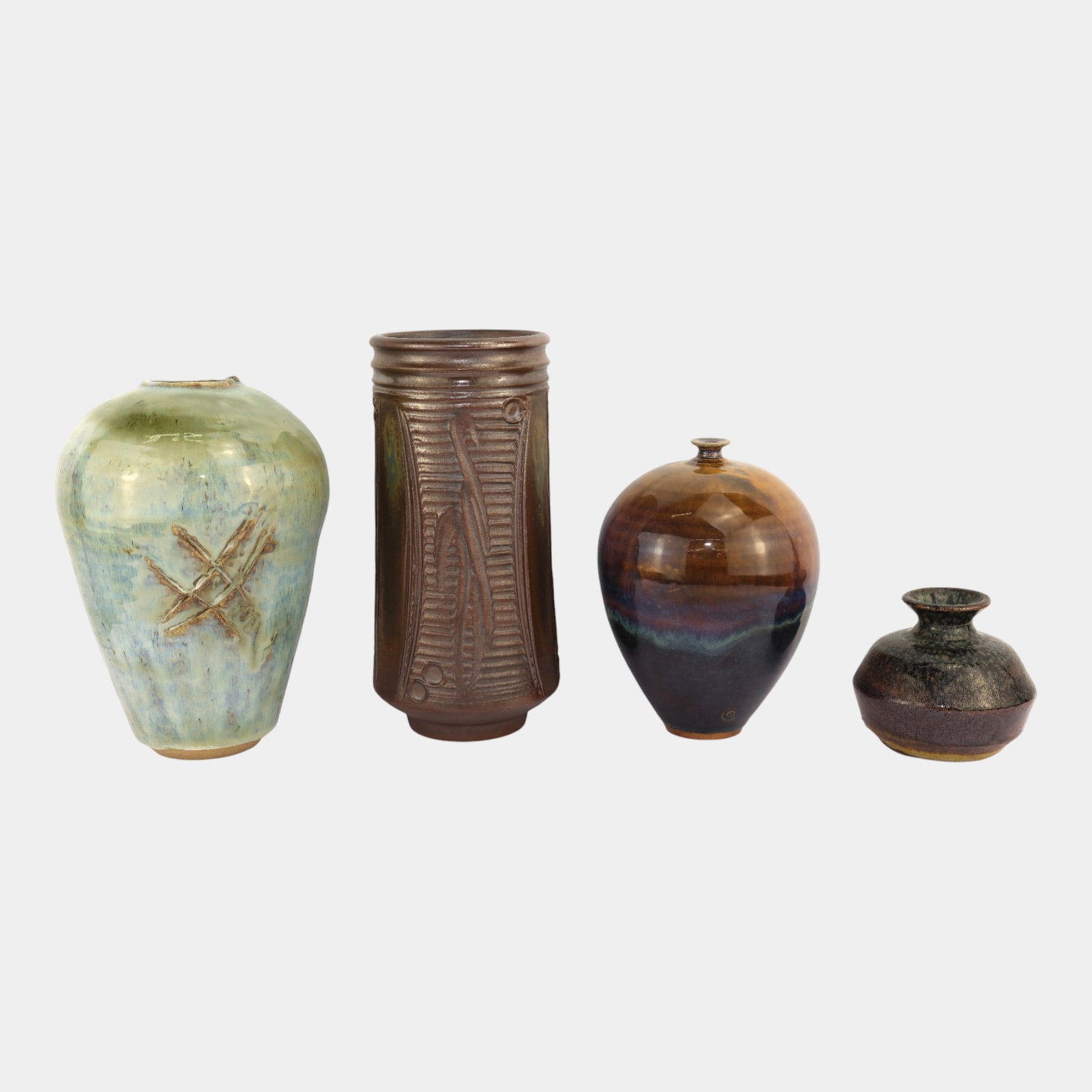 America Studio Art Pottery Assorted Style & Shape Vases (1 of 3)