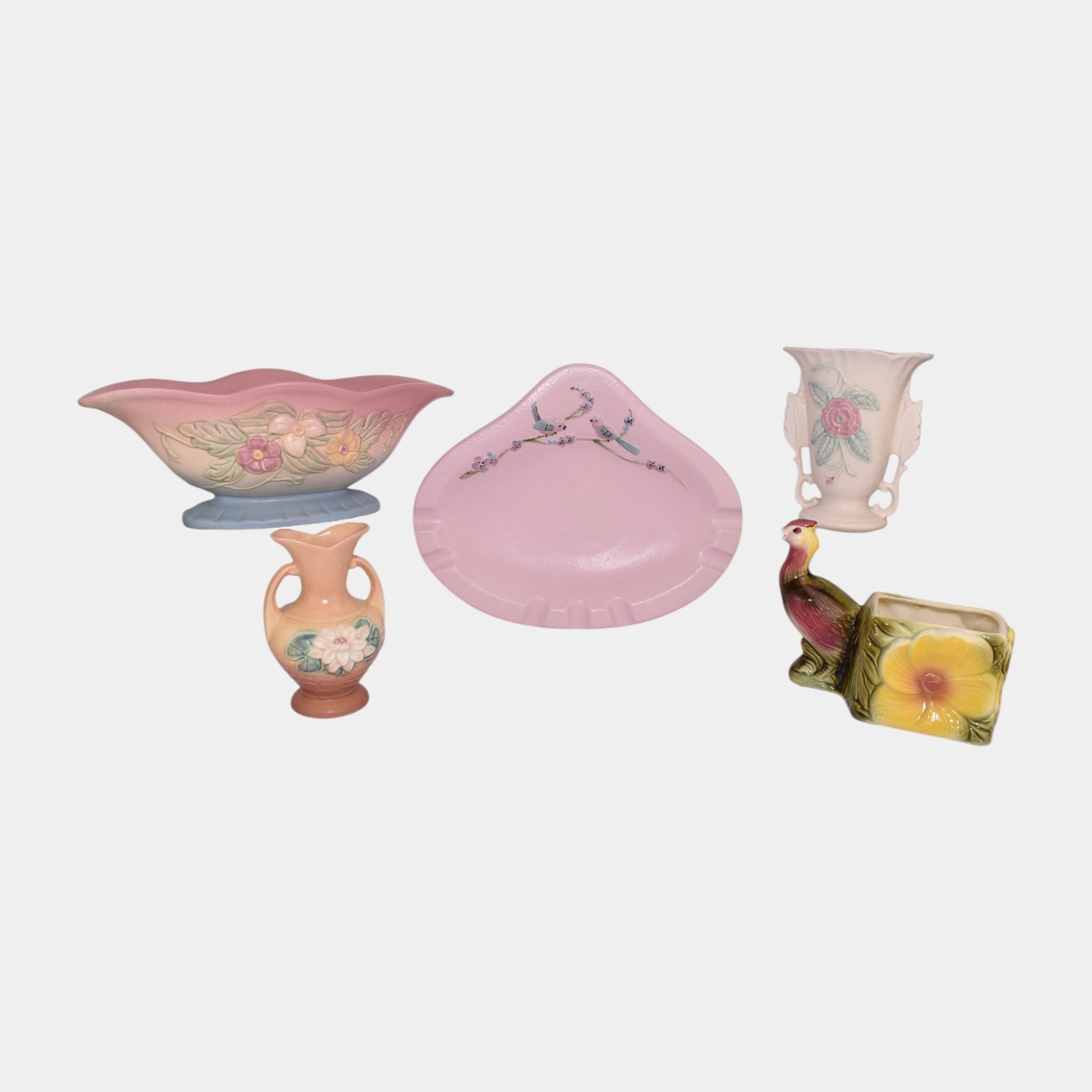 Hull Art Pottery Assorted Pottery Vase Console Bowl Plate Planter MCM Ashtray (1 of 3)