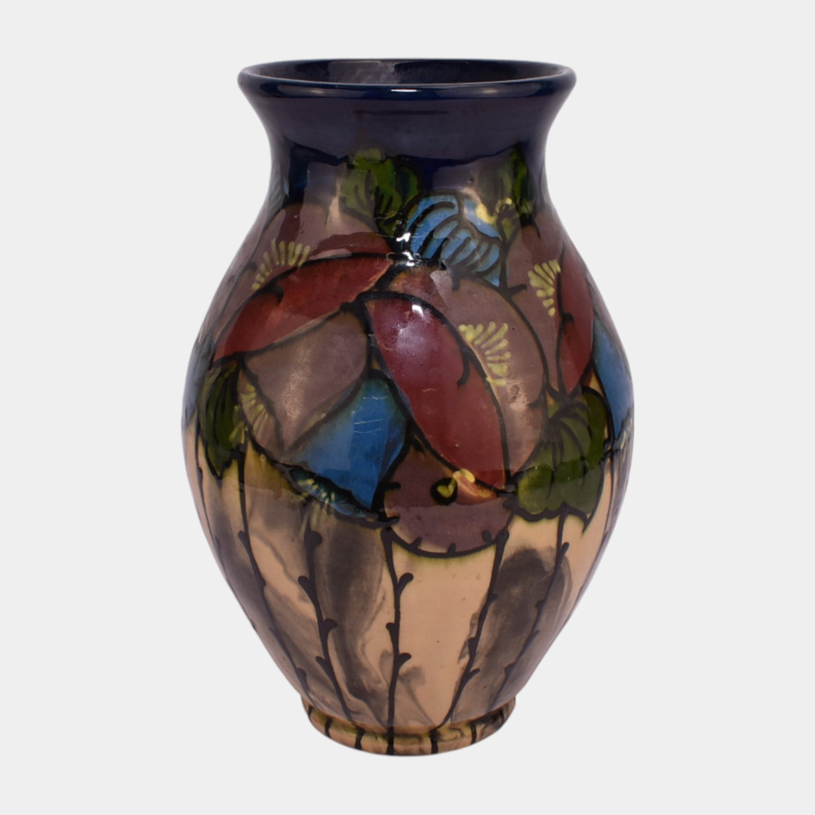Carl Gebauer Huber-Roethe German Art Pottery Floral Vase (1 of 4)