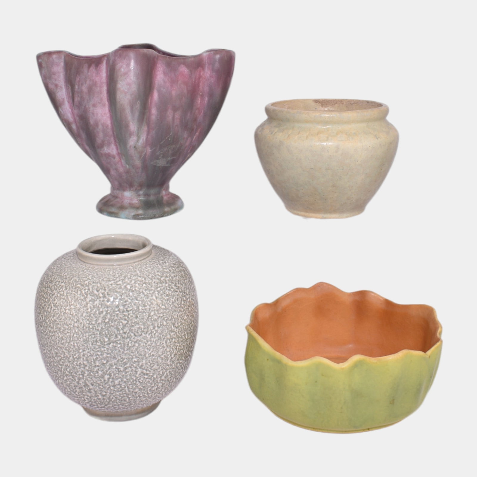 Roseville, Burley Winter, & Hyalyn American Art Pottery Vases and Bowls (1 of 3)