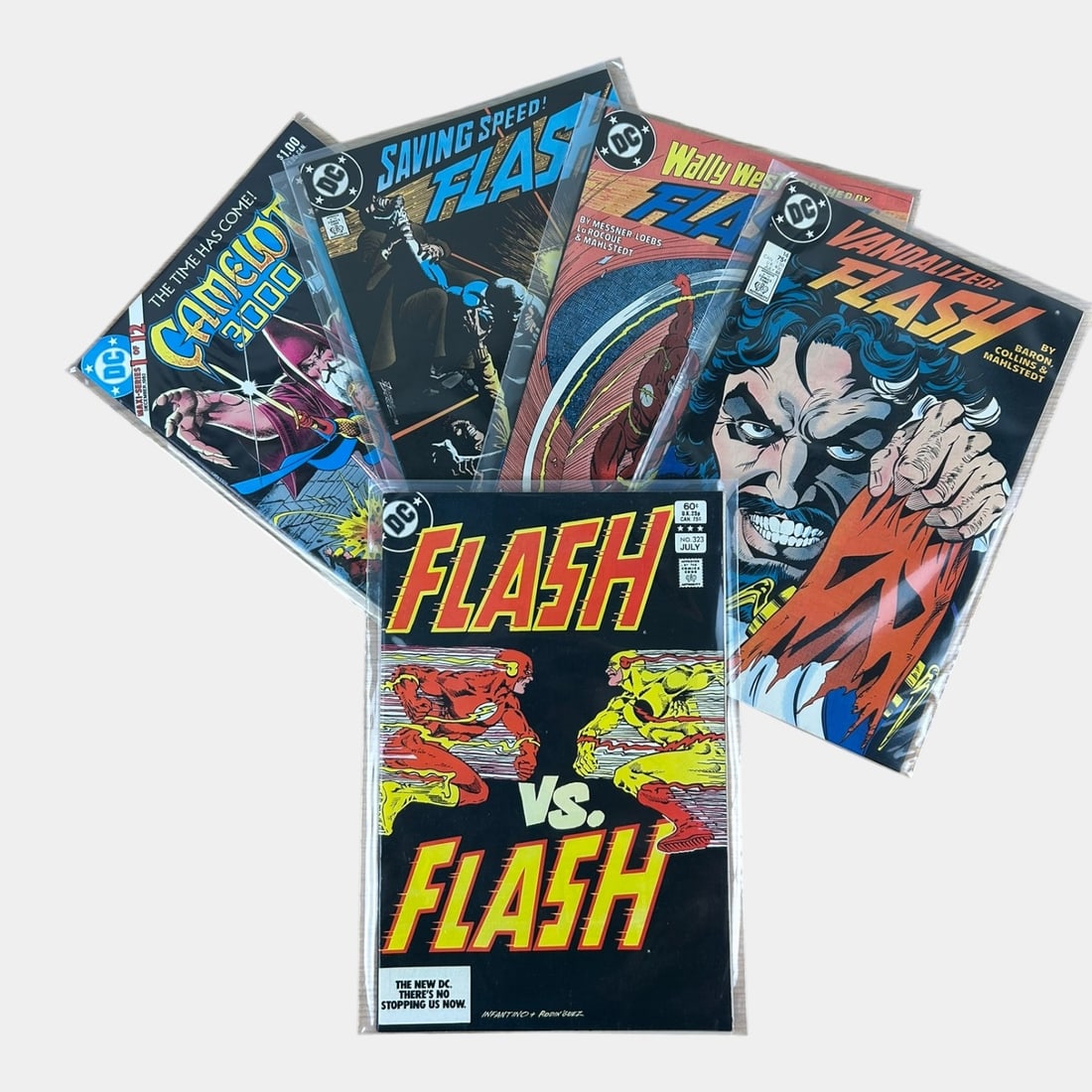 Flash Issues And Camelot 3000 #1 Copper Age Comic Books Flash Vs. Flash (1 of 2)