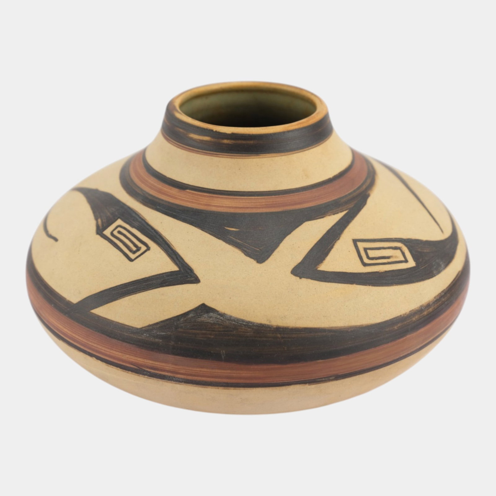 Clifton 1905-1914 Vintage Native American Art Pottery Hand Decorated Vase (1 of 6)
