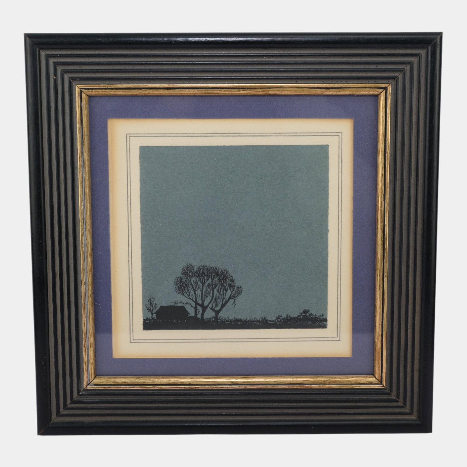 Hannah Gluckstein "Gluck" (England, 1895-1978) Scenery Silhouette Framed Wall Art (1 of 8)