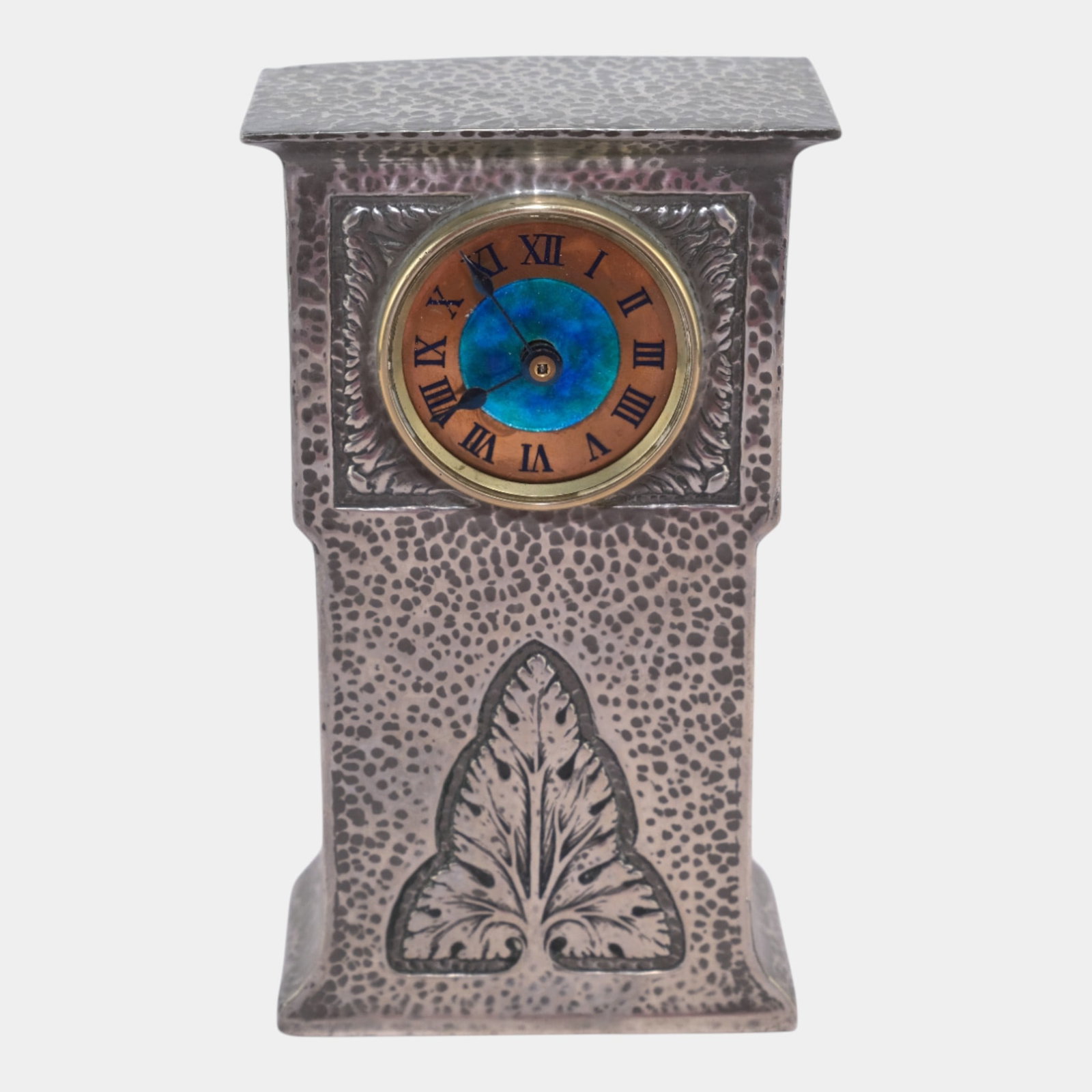Archibald Knox For Liberty Co. 1900s Tudric English Pewter & Enamel Case Clock 01152 (1 of 7)