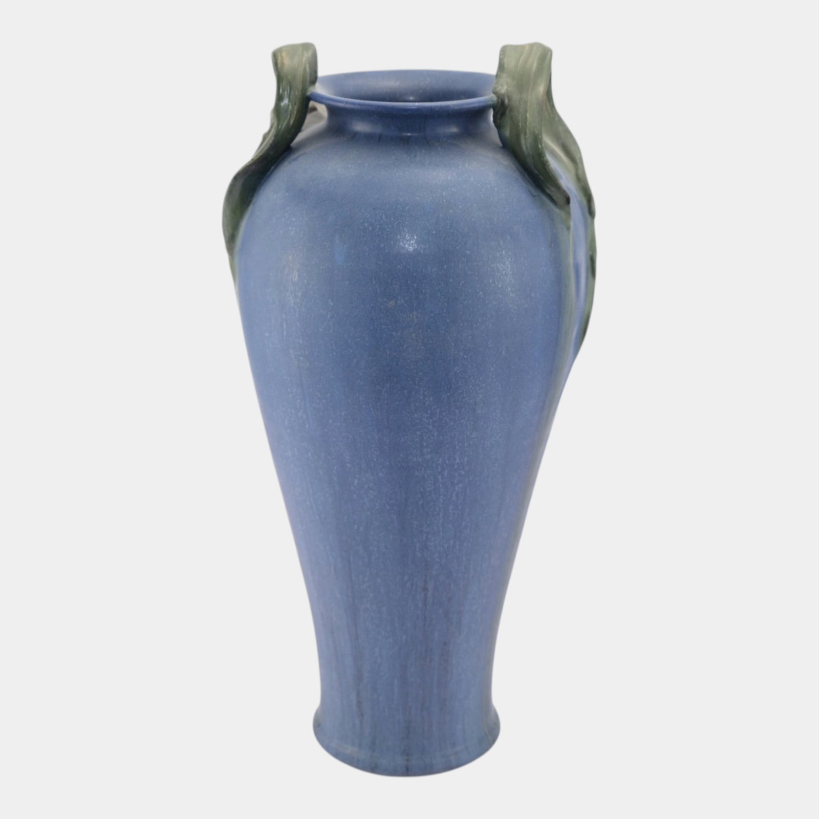 Ephraim Faience Art Pottery 2006 Sea Otter Show Piece Blue Ceramic Vase E50 - 3