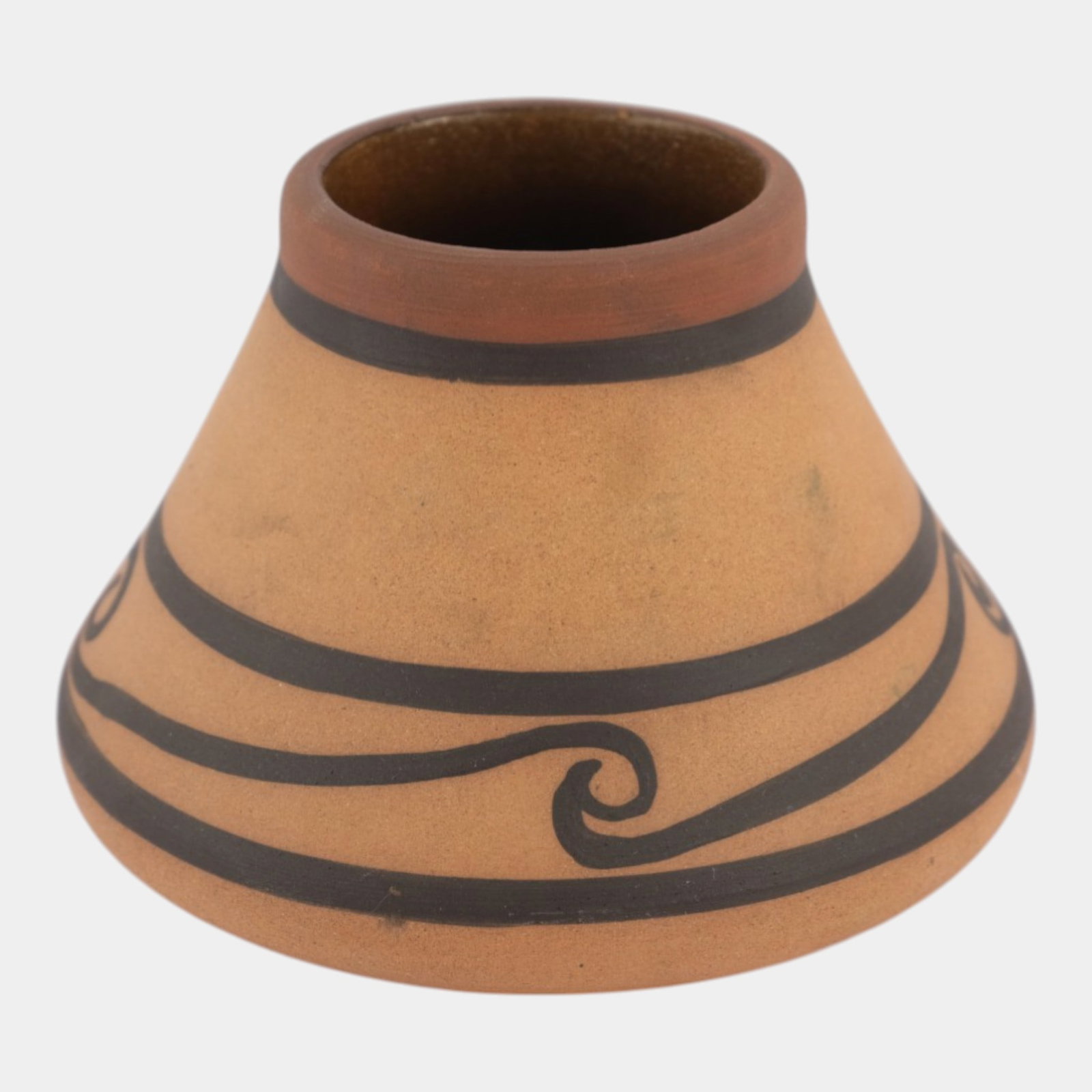 Owens Aborigine 1907 Vintage Native American Art Pottery Hand Decorated Vase (1 of 6)