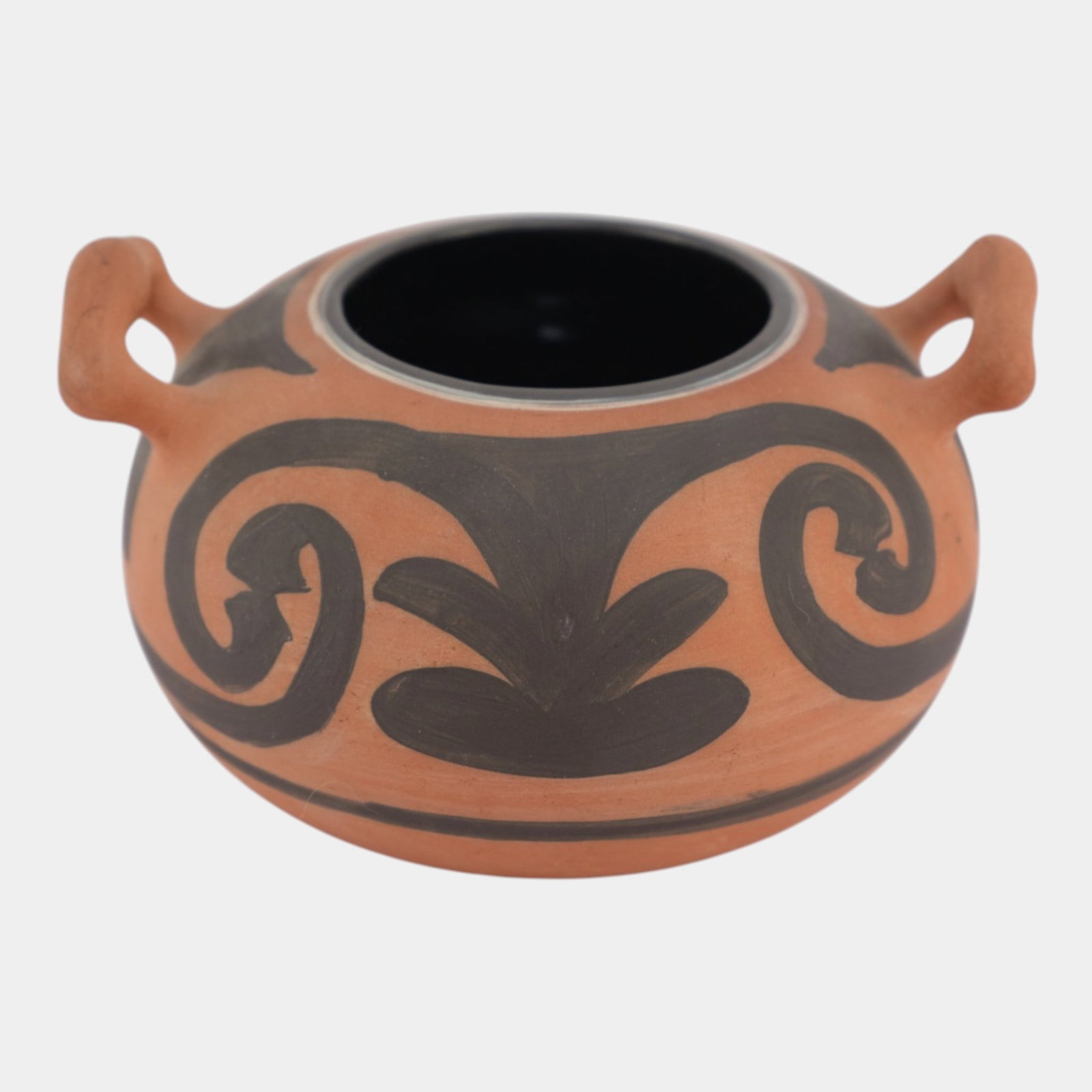 Clifton 1905-1914 Vintage Native American Art Pottery Hand Decorated Handled Vase (1 of 6)