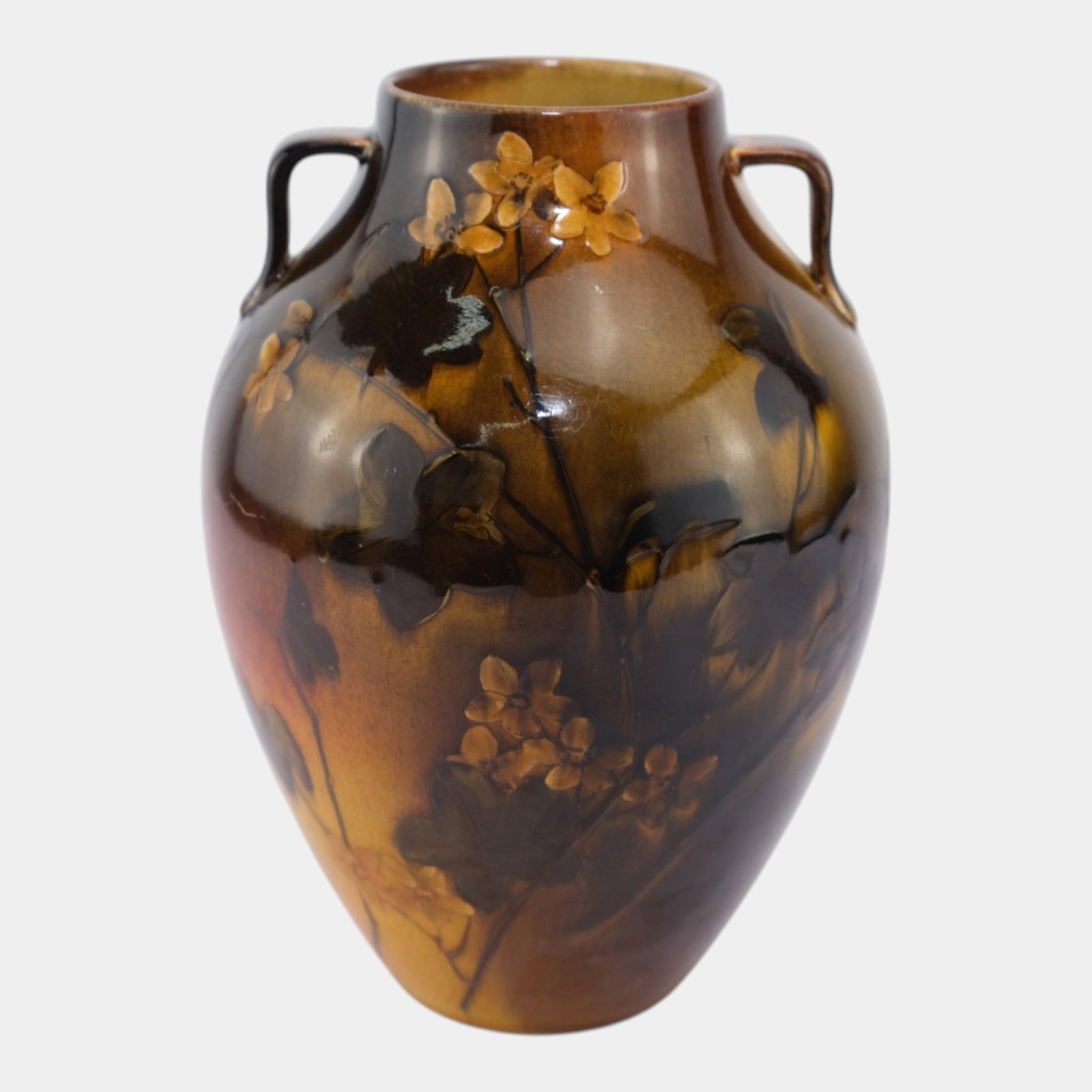 Rookwood 1892 Vintage Arts And Crafts Pottery Standard Glaze Floral Vase 604D McDonald (1 of 6)