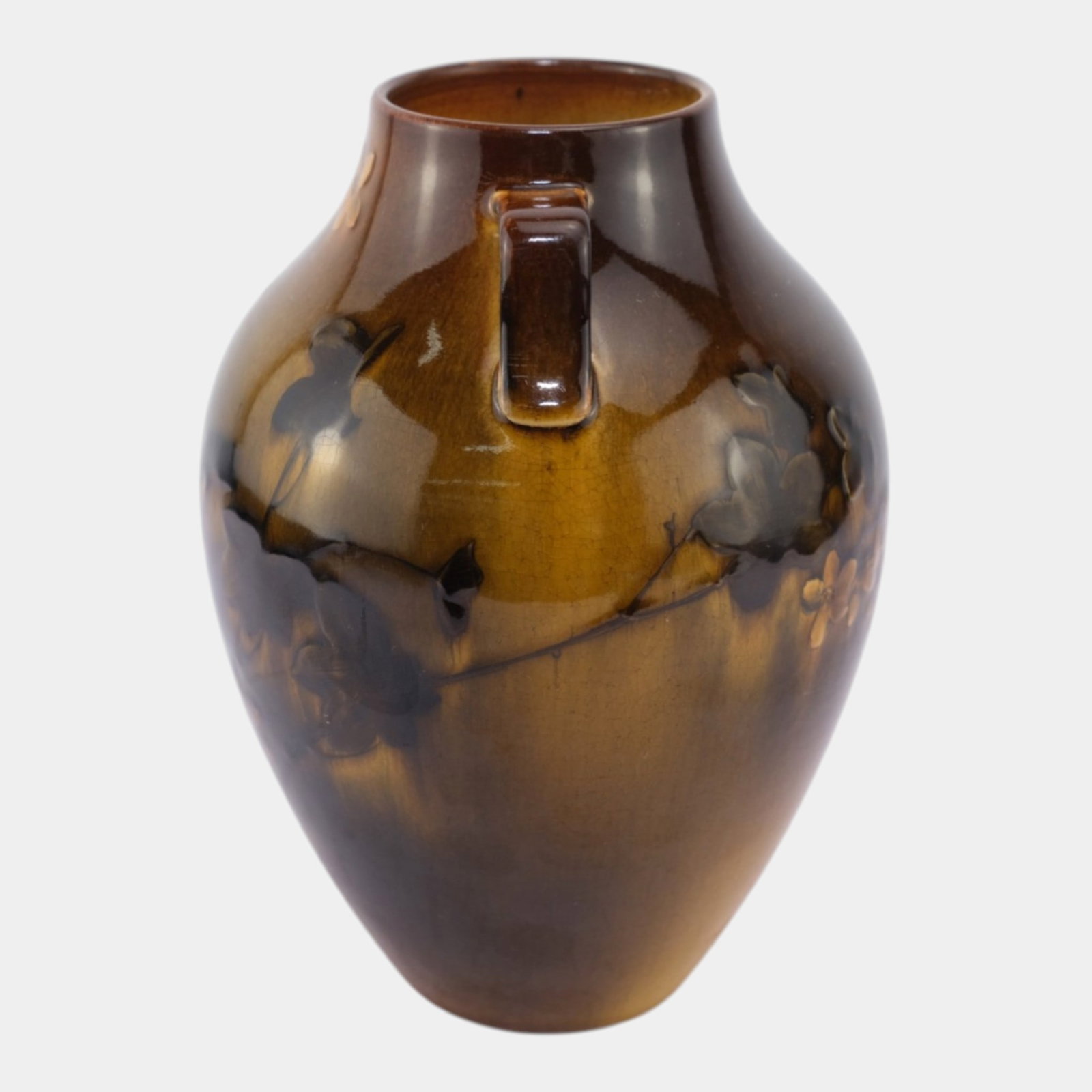 Rookwood 1892 Vintage Arts And Crafts Pottery Standard Glaze Floral Vase 604D McDonald - 2