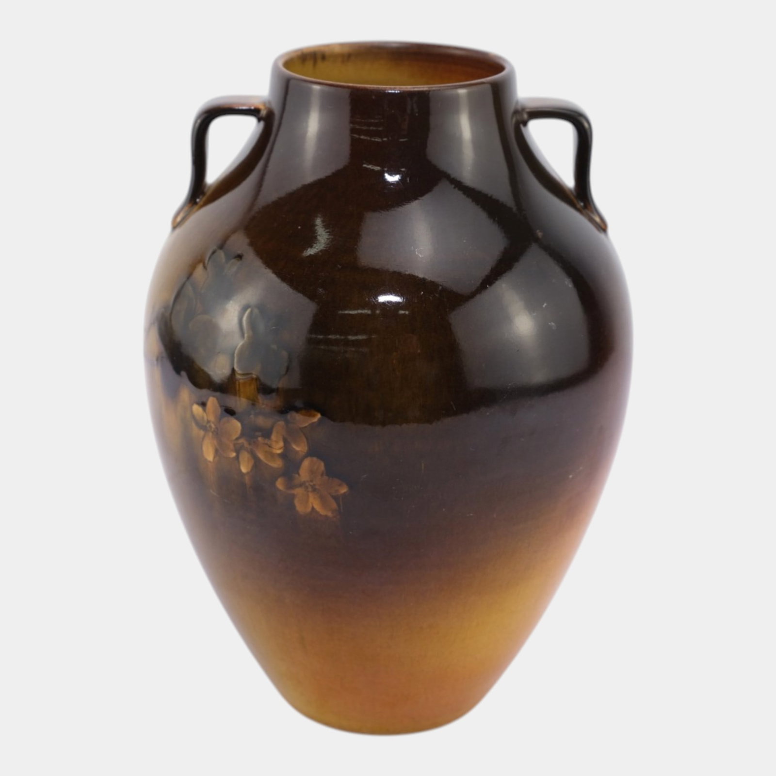 Rookwood 1892 Vintage Arts And Crafts Pottery Standard Glaze Floral Vase 604D McDonald - 3