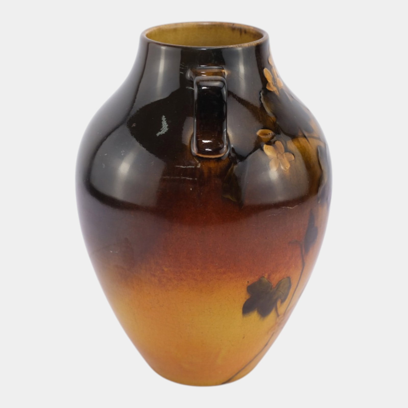 Rookwood 1892 Vintage Arts And Crafts Pottery Standard Glaze Floral Vase 604D McDonald - 4