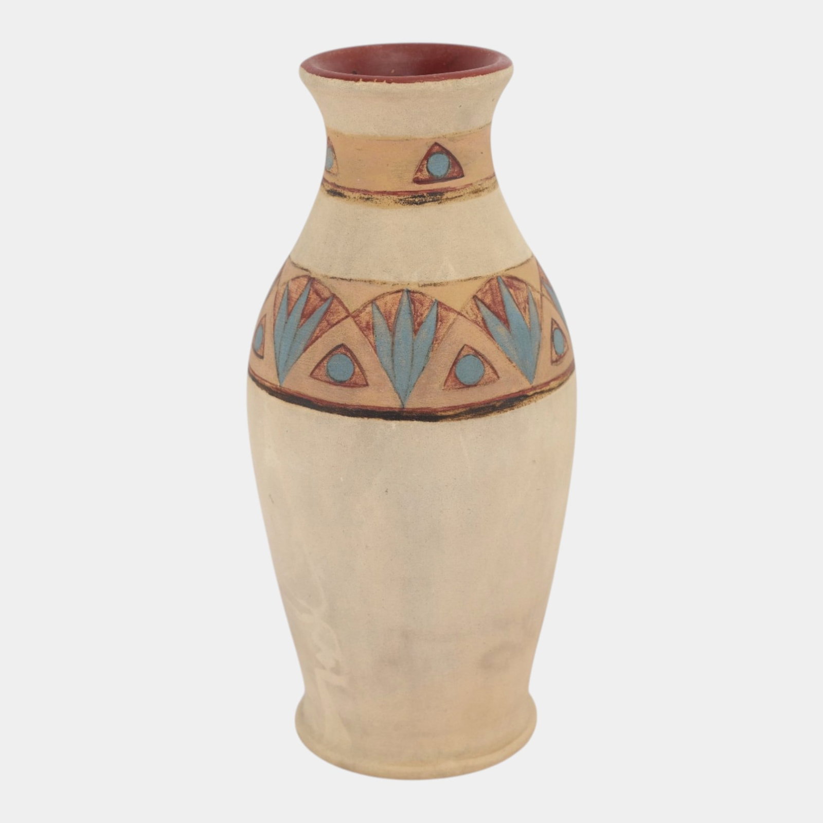 Henry Graack & Sons Pottery 1920s Bradenton Florida Art Pottery Geometric Decorated Vase: Professional, fast, and affordable in house shipping available for all items. Henry Graack & Sons Pottery 1920s Bradenton Florida Art Pottery Geometric Decorated Vase Softly textured and distinctly st