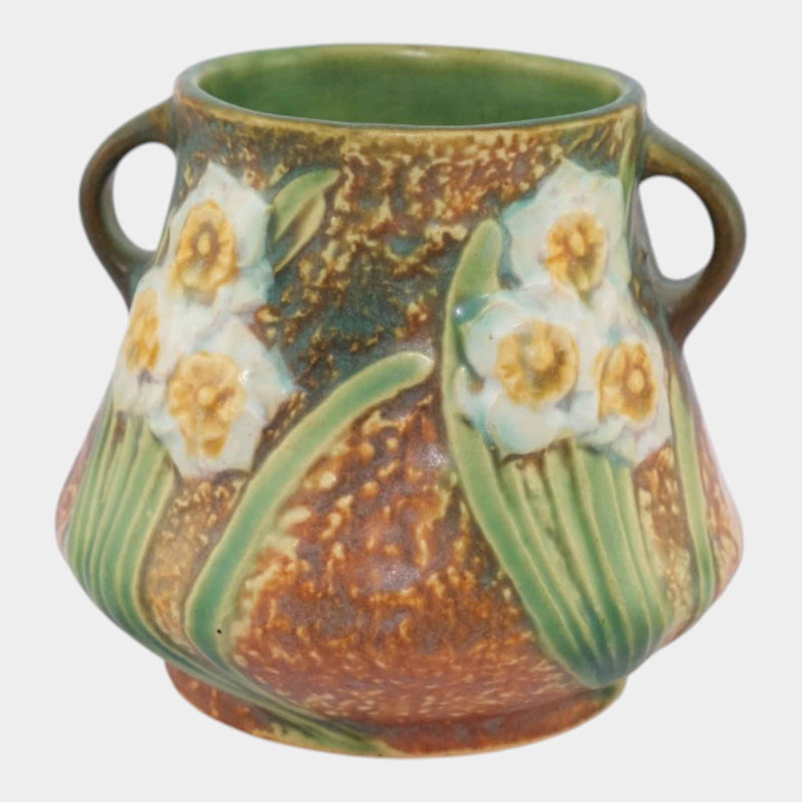 Roseville Jonquil 1931 Vintage Arts And Crafts Ceramic Flower Vase 539-4 (1 of 6)