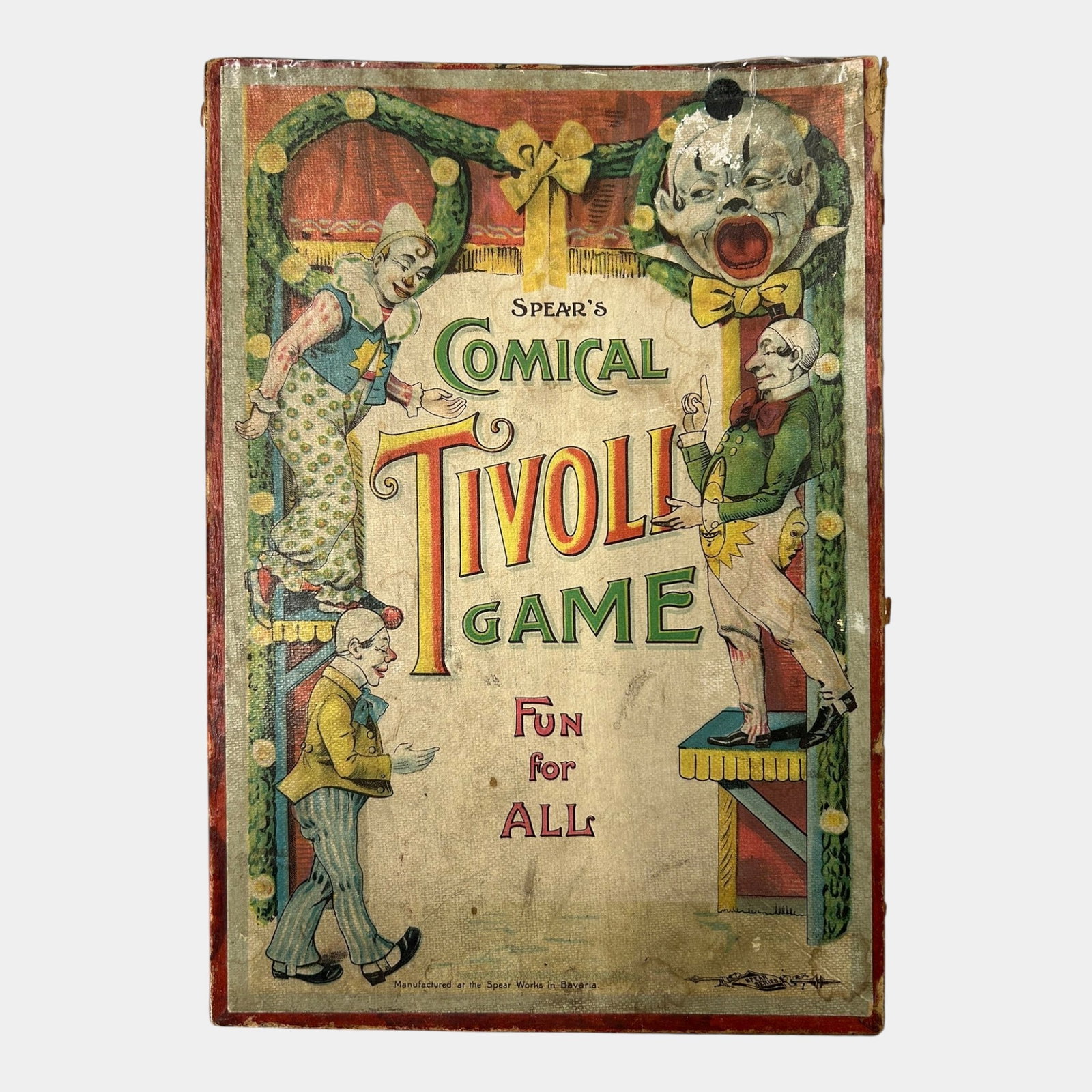 Spears Comical Tivoli Toy Game Late 1800s Victorian Children's Circus Themed Pinball Style Game With (1 of 4)