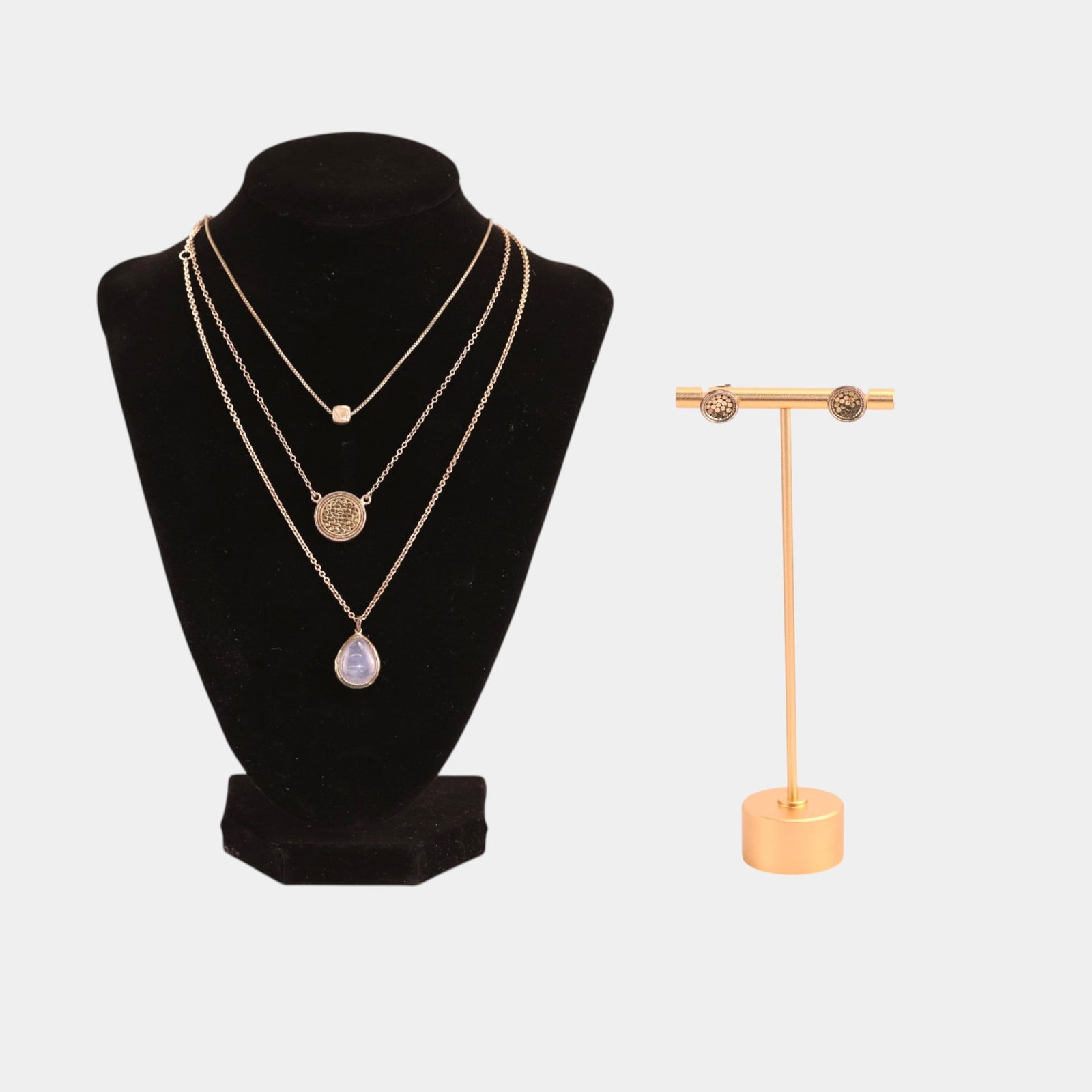 Anne Deck, Ippolita, & Other Sterling Silver 925 Pendant Necklaces & Matching Earring Set (1 of 9)