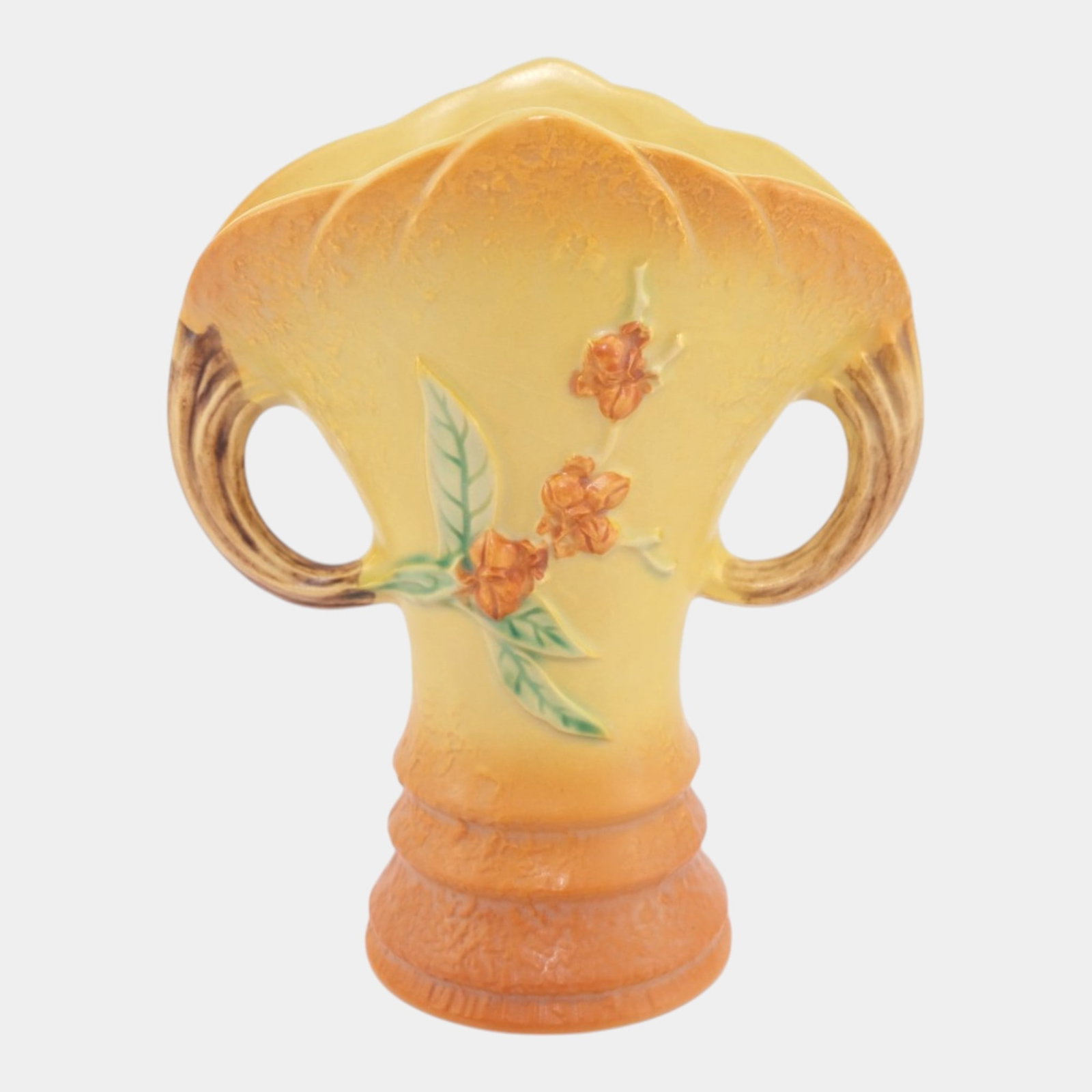 Roseville Bittersweet Yellow 1951 Vintage Art Pottery Ceramic Vase 884-8: Professional, fast, and affordable in house shipping available for all items. Roseville Bittersweet Yellow 1951 Vintage Art Pottery Ceramic Vase 884-8 Excellent original condition. No chips, cracks, d