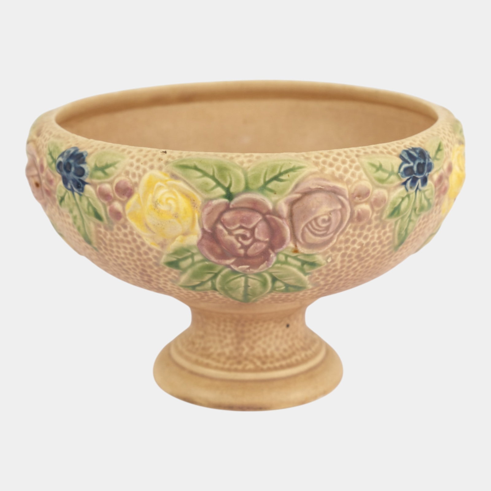 Roseville Rozane 1917 Vintage Art Pottery Ceramic Compote Pedestal Bowl 2-8 (1 of 3)