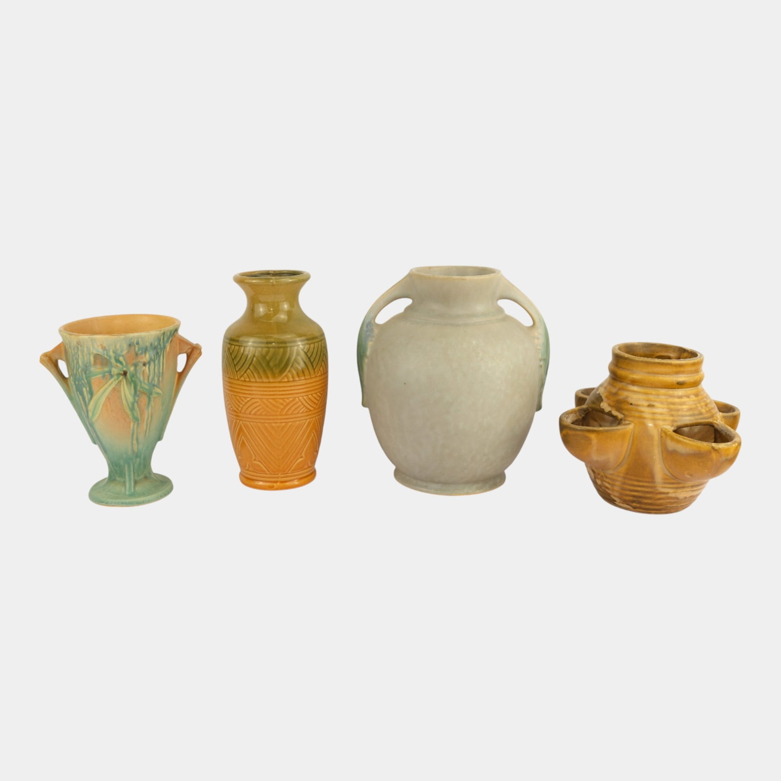 Roseville Moss Tuscany McCoy Ransbottom Vases Planter (1 of 4)
