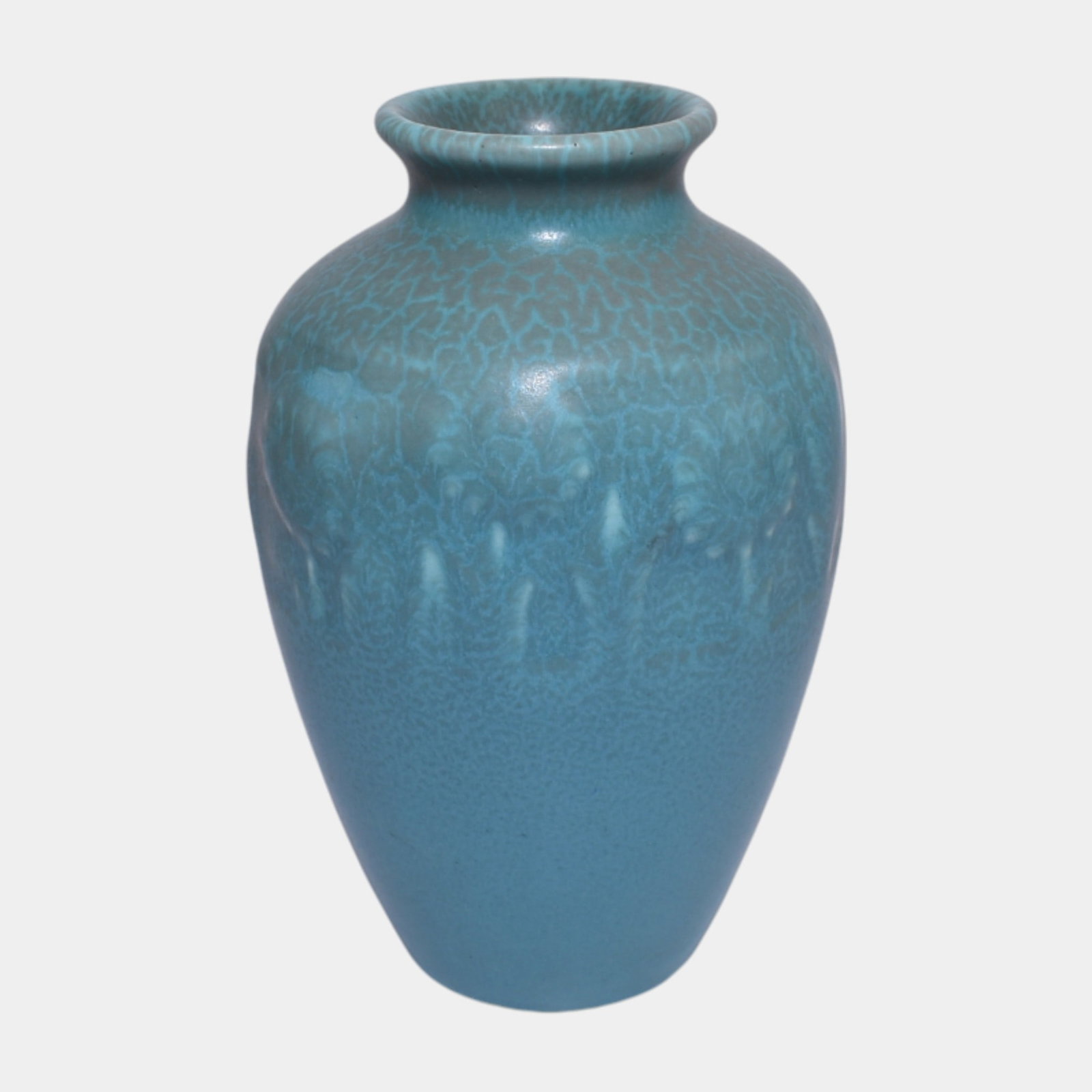 Rookwood 1924 Vintage Art Pottery Matte Blue Sunflower Ceramic Vase 2591 (1 of 3)
