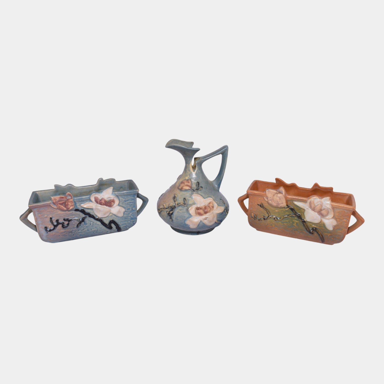 Roseville Vintage Art Pottery Ceramic Ewer Planters (1 of 3)