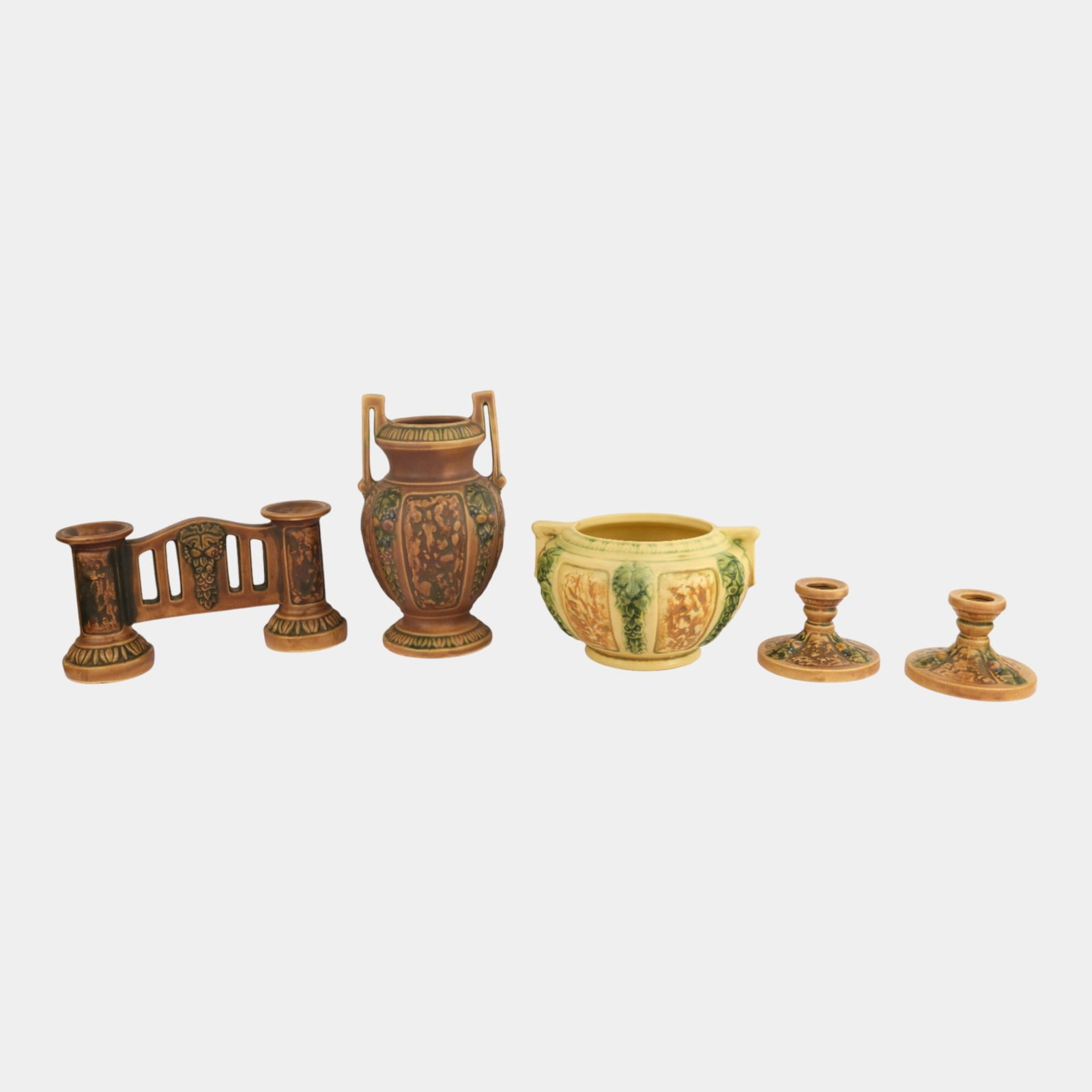 Roseville Florentine Vases Candle Holders Bud Vase (1 of 3)