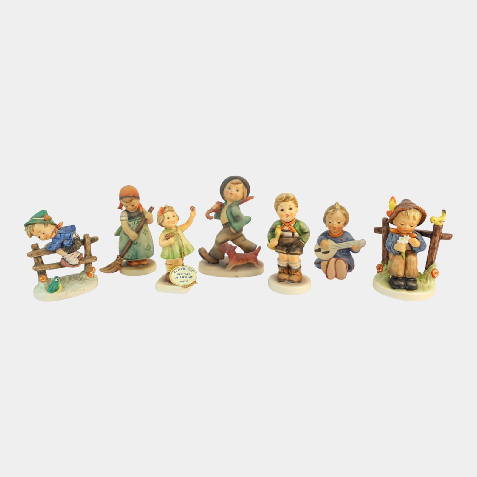 Hummel By Goebel Seven Various Figurines Including Full Bee Marked Piece (1 of 5)