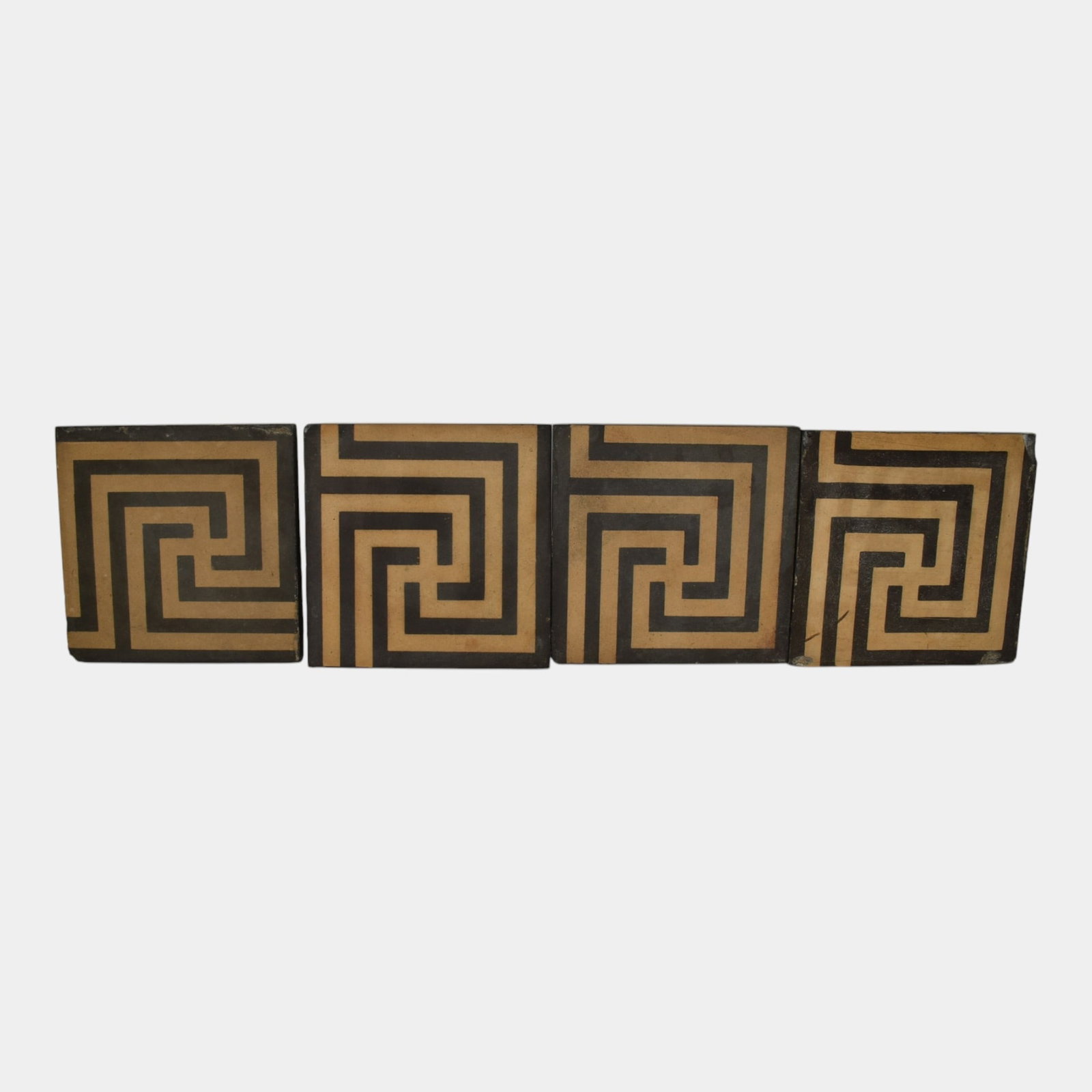 Campbell Tile Company Vintage Art Deco Pottery Ceramic Tiles (1 of 6)