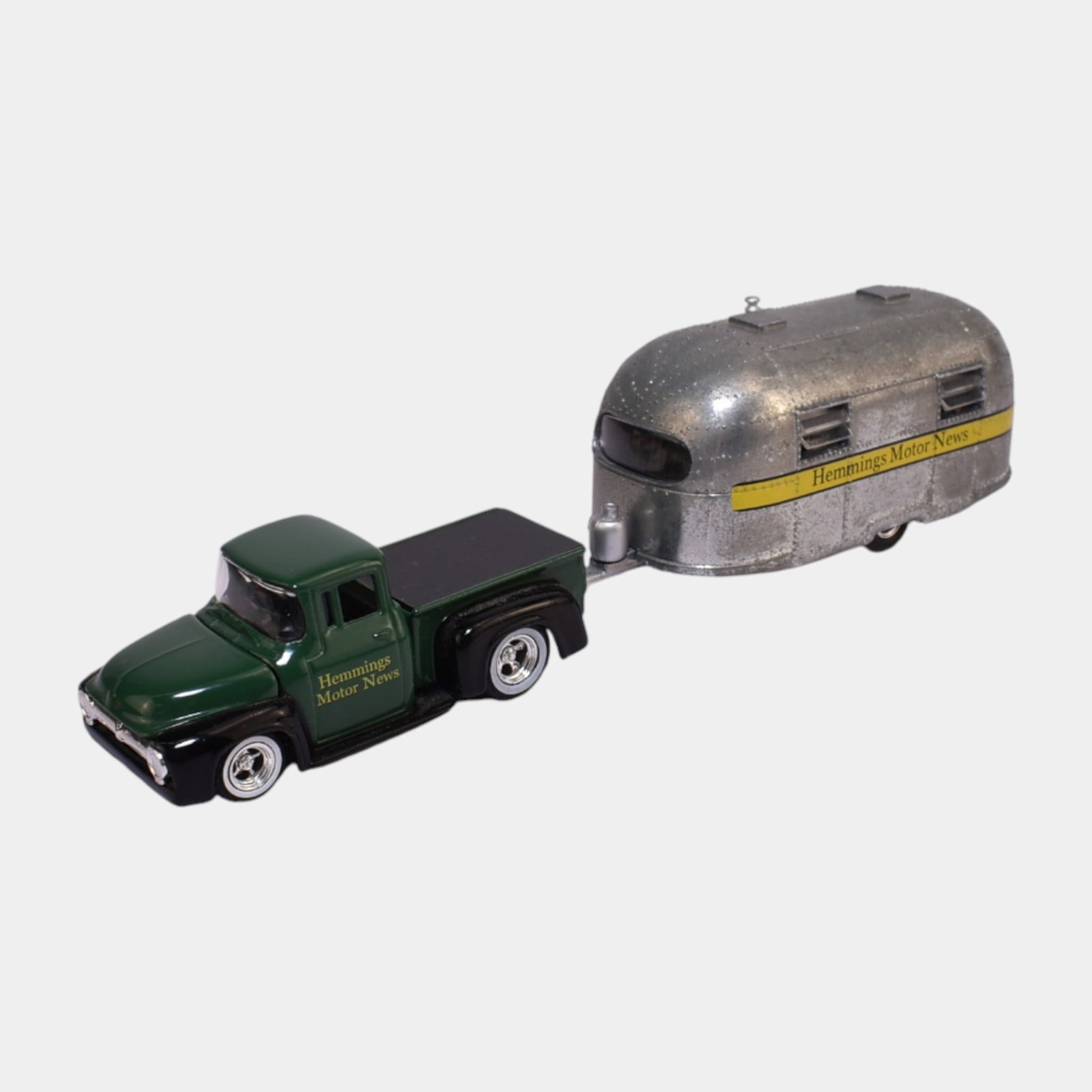 Mattel Hot Wheels Diecast 1956 Ford Pickup Truck & Hemmings Airstream Trailer (1 of 3)