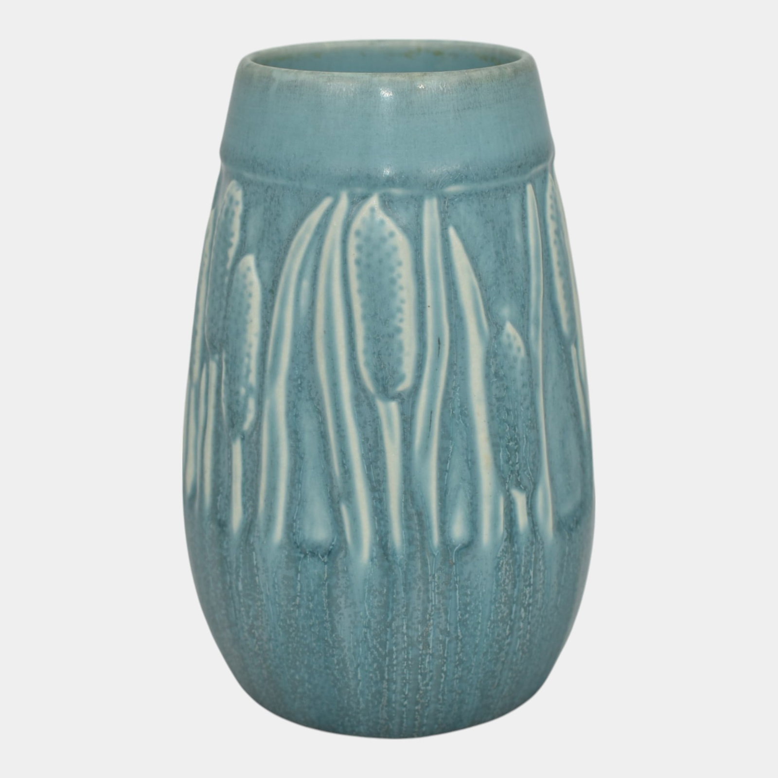 Rookwood 1947 Vintage Arts And Crafts Pottery Blue Ceramic Vase 2592 (1 of 6)