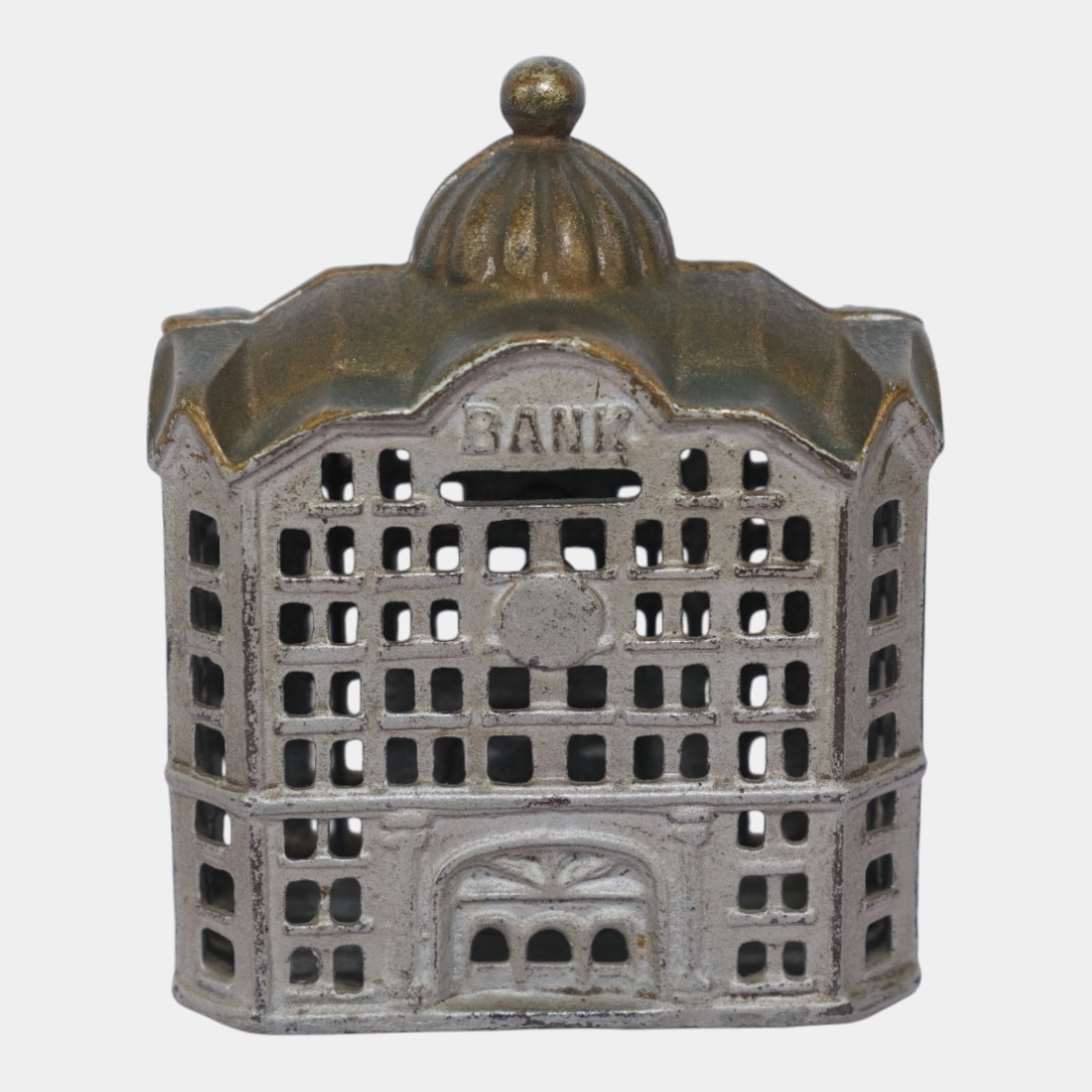 AC Williams Early 1900s Cast Iron Domed Bank Building Still Bank (1 of 6)