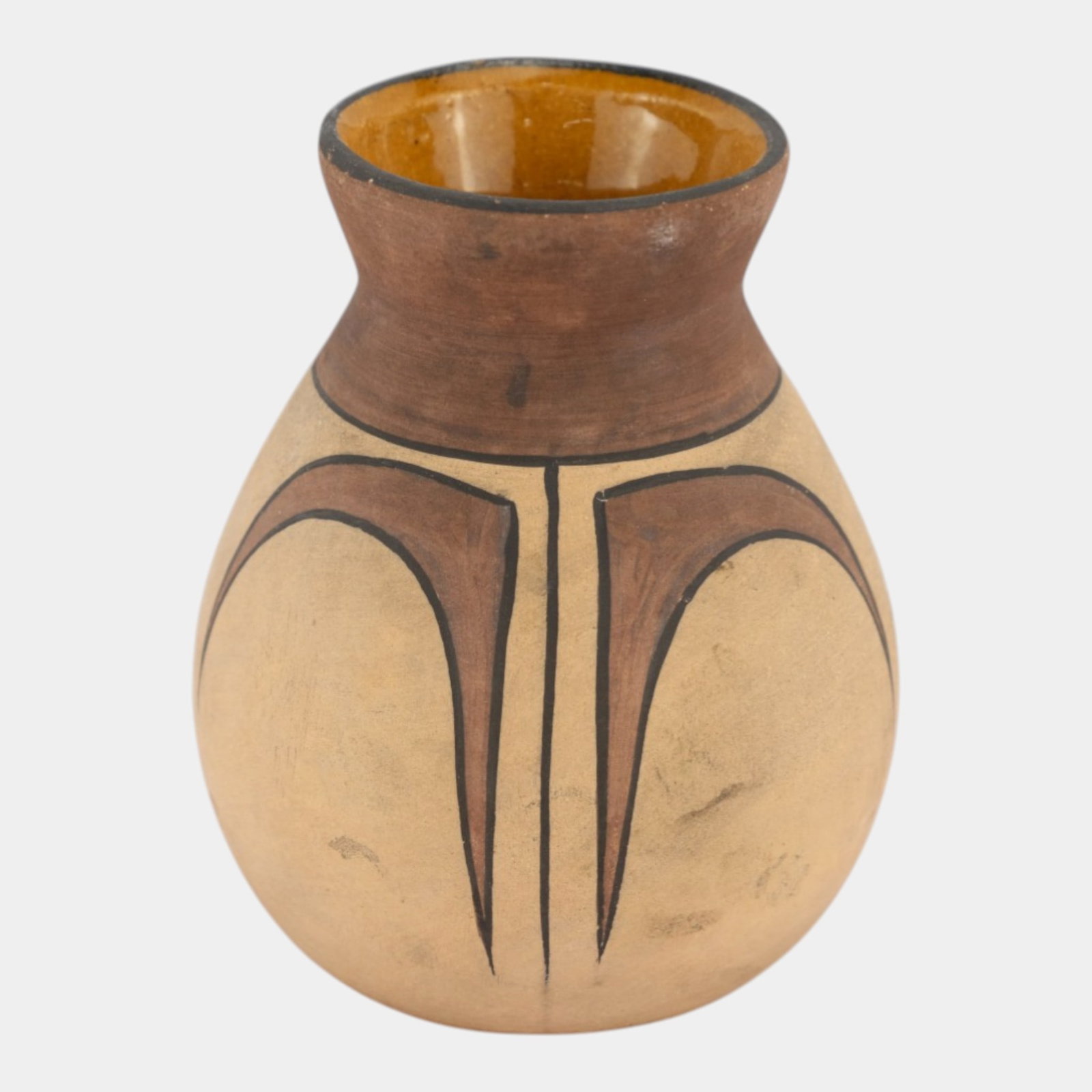 Owens Aborigine 1907 Vintage Native American Art Pottery Hand Decorated Vase (1 of 6)