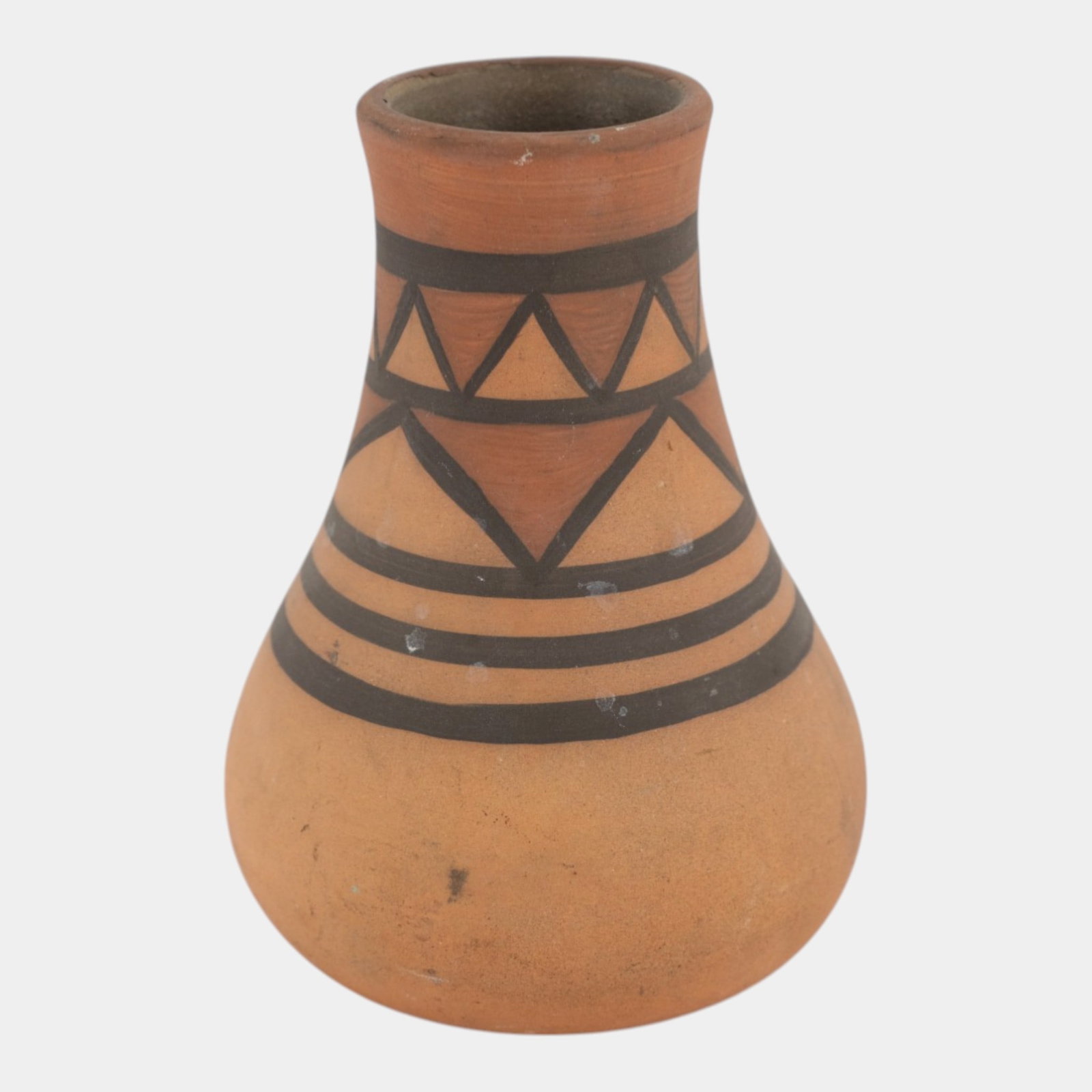 Owens Aborigine 1907 Vintage Native American Art Pottery Hand Decorated Vase (1 of 6)