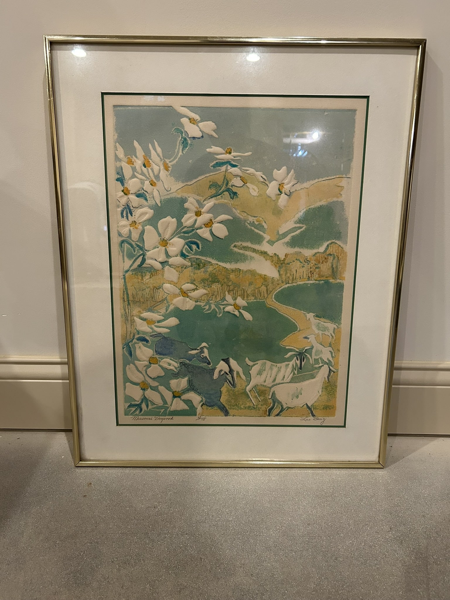 Artist Signed Missouri Dogwood Limited Edition Print 4 / 15 Framed Landscape Artwork (1 of 3)