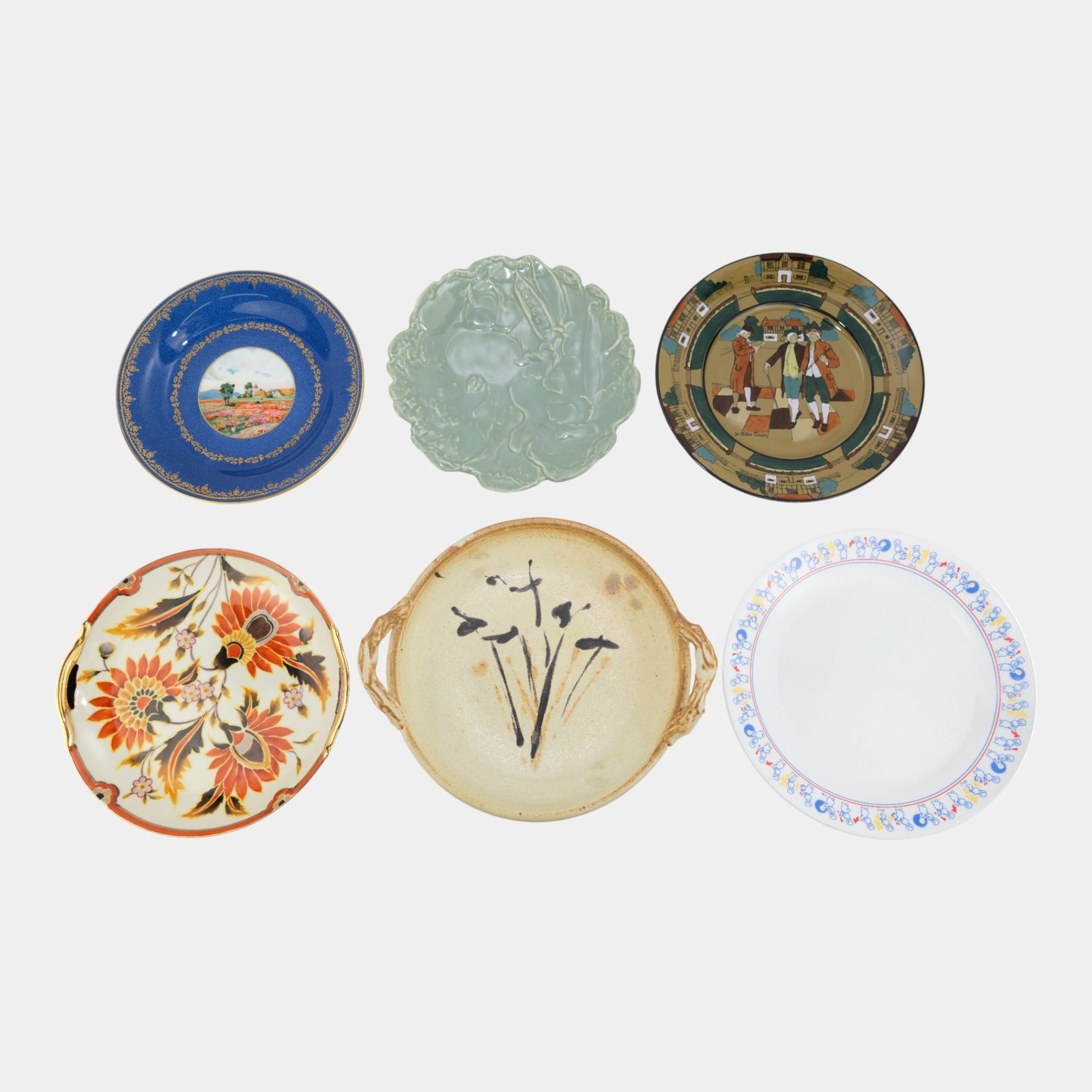 Wedgwood Kay Finch Buffalo Pottery Morimura Brothers Assorted Decorative Plates (1 of 4)