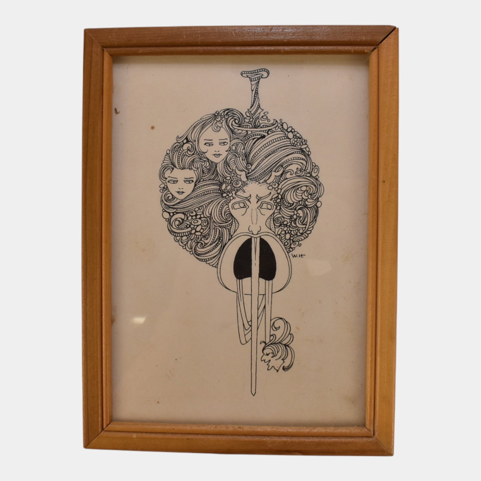 Shakespeare's Hamlet 1922 John Austen Poster Re-Imagined Framed Original Drawing (1 of 2)