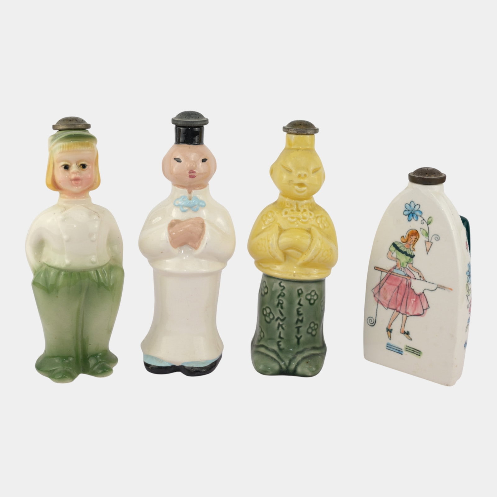 Mid Century California Art Pottery Figural Form Various Laundry Shakers (1 of 5)