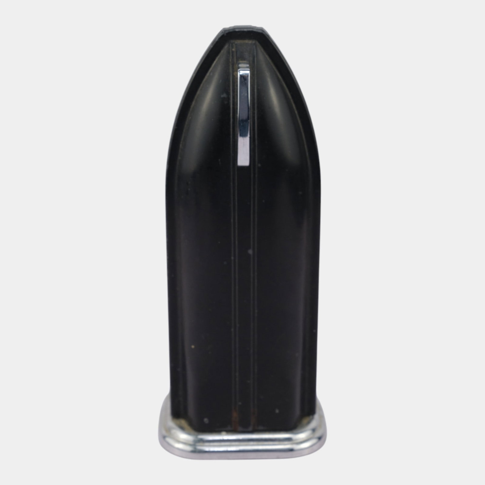 Lily Tulip 1930s Art Deco Black Rocket Form Tabletop Metal Cup Cabinet (1 of 6)