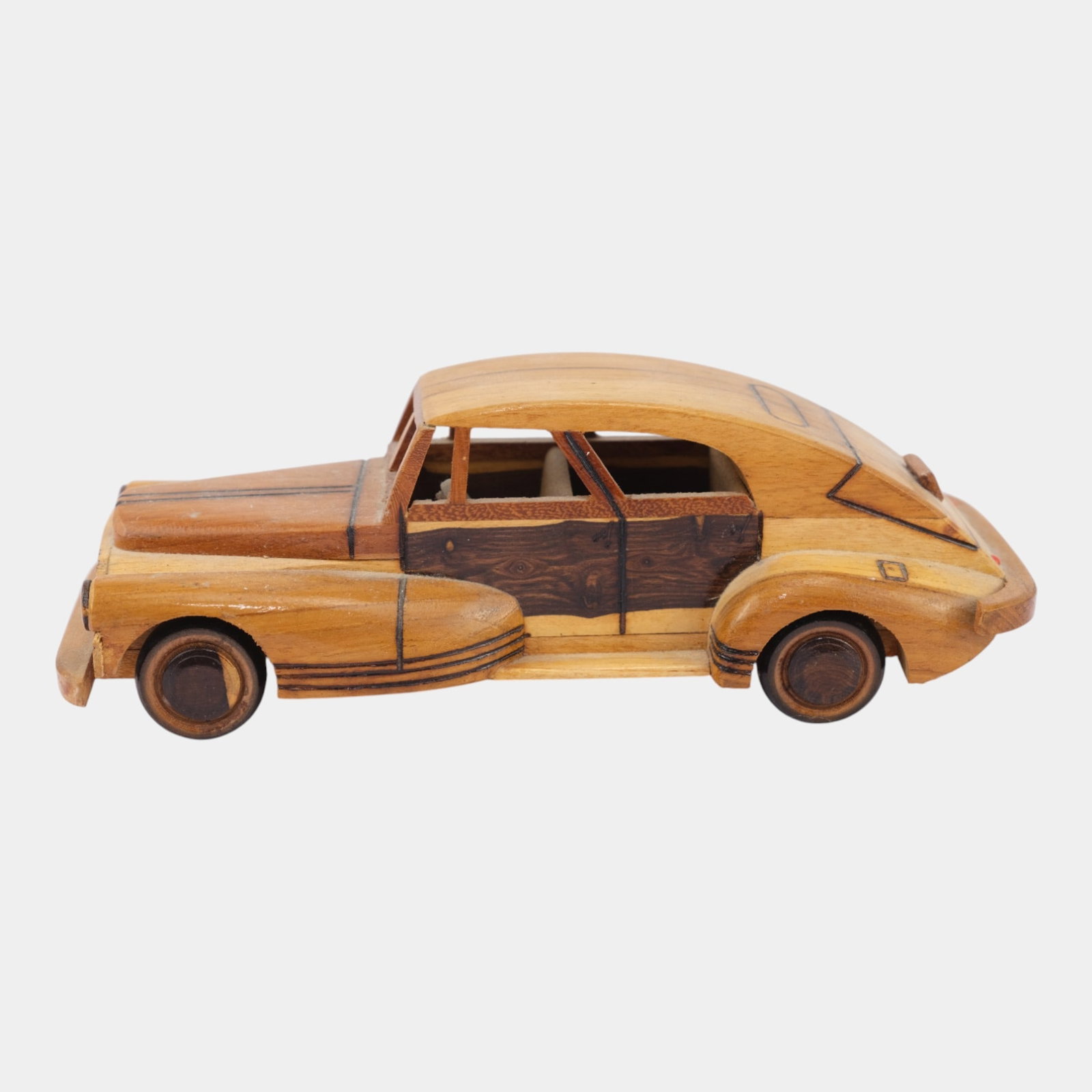 1946 Pontiac Torpedo Hand Made Multicolor Wooden Souvenir From Cuba: We offer affordable in-house shipping on all items.For higher resolution images please visit bid.craftedauctions.com 1946 Pontiac Torpedo Hand Made Multicolor Wooden Souvenir From Cuba Excellent condi