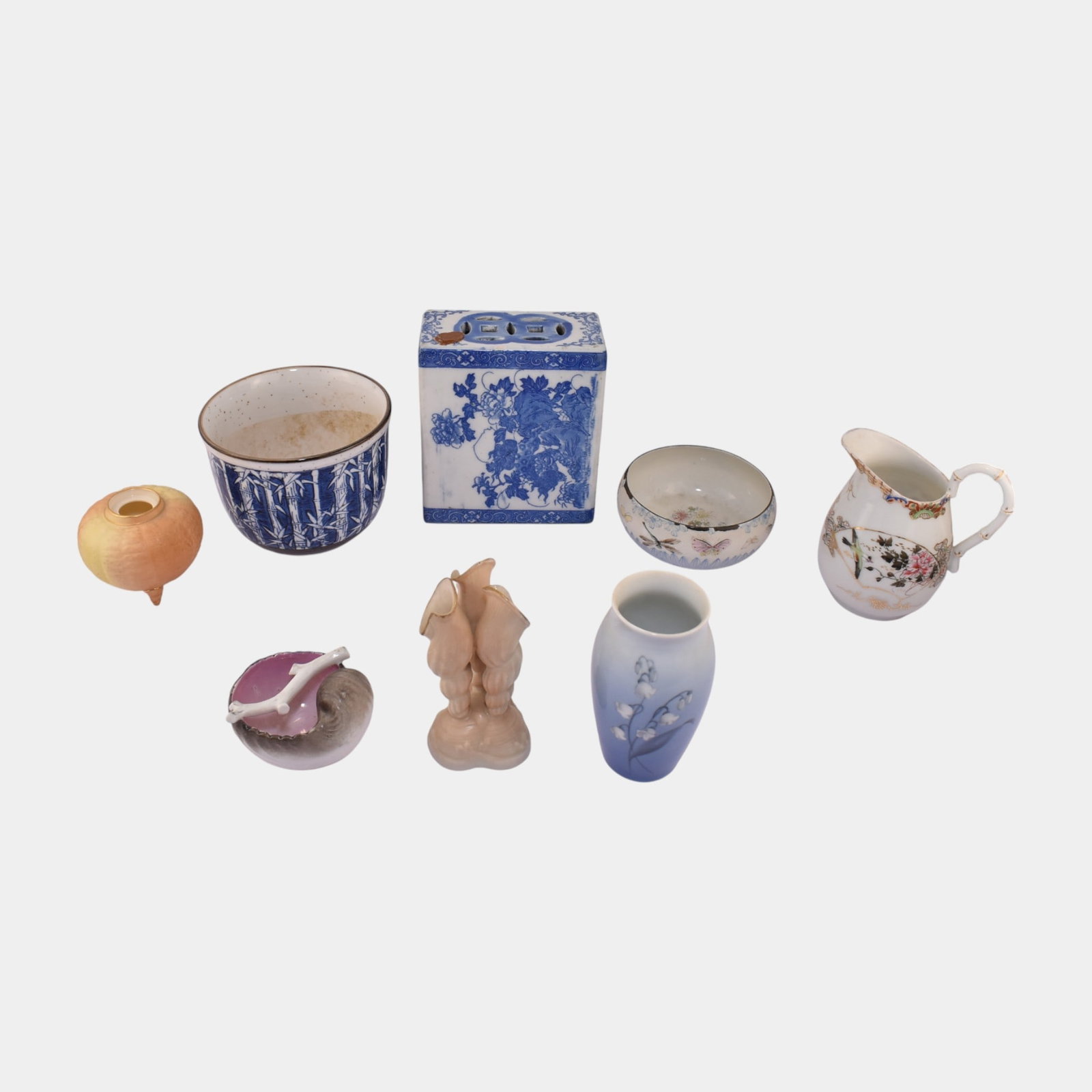 B&G Denmark, Royal Porcelain, & Other European And Asian Porcelain Vases Bowls (1 of 4)