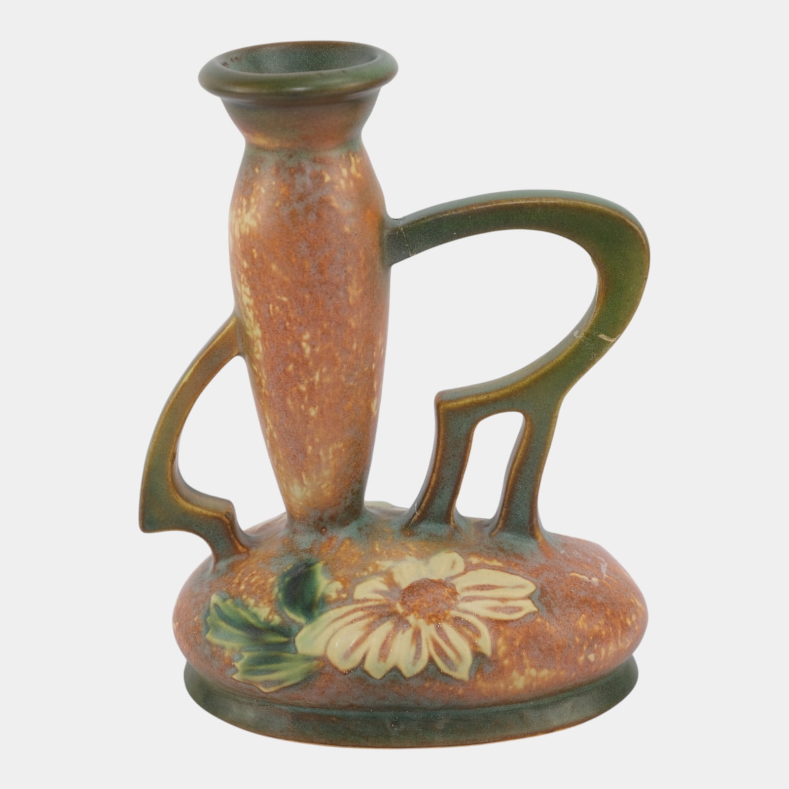 Roseville Dahlrose 1928 Vintage Arts and Crafts Pottery Ceramic Bud Vase 77-7 (1 of 7)
