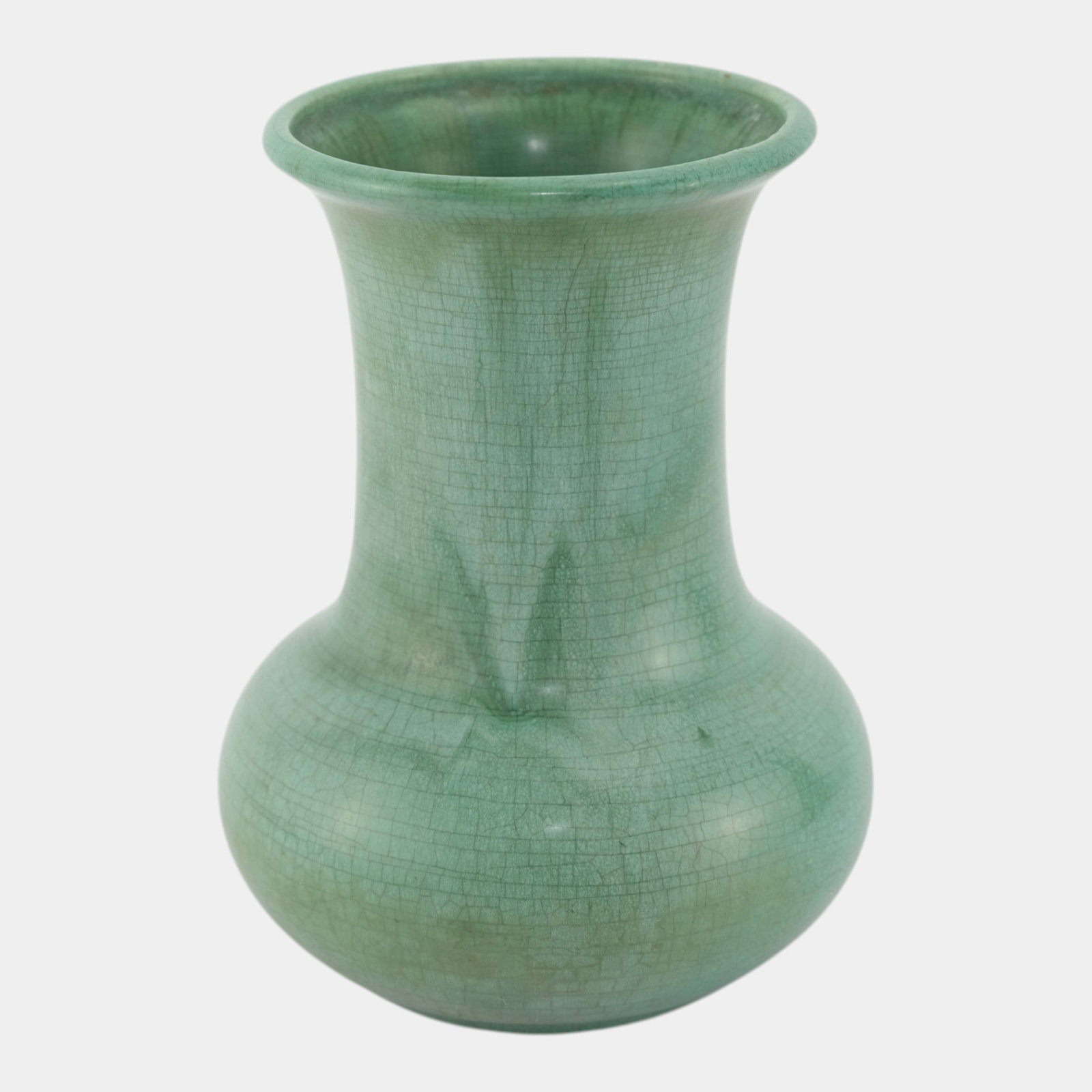 Clifton Early 1900s Arts And Crafts Matte Green Pottery Vase 141 (1 of 7)