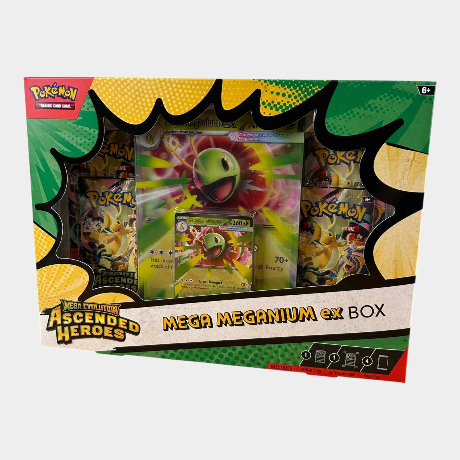 Mega Meganium EX Box Pokemon Card Set Mega Evolution Ascended Heroes Factory Sealed: We offer affordable in-house shipping on all items.For higher resolution images please visit bid.craftedauctions.com Mega Meganium EX Box Pokemon Card Set Mega Evolution Ascended Heroes Factory Sealed