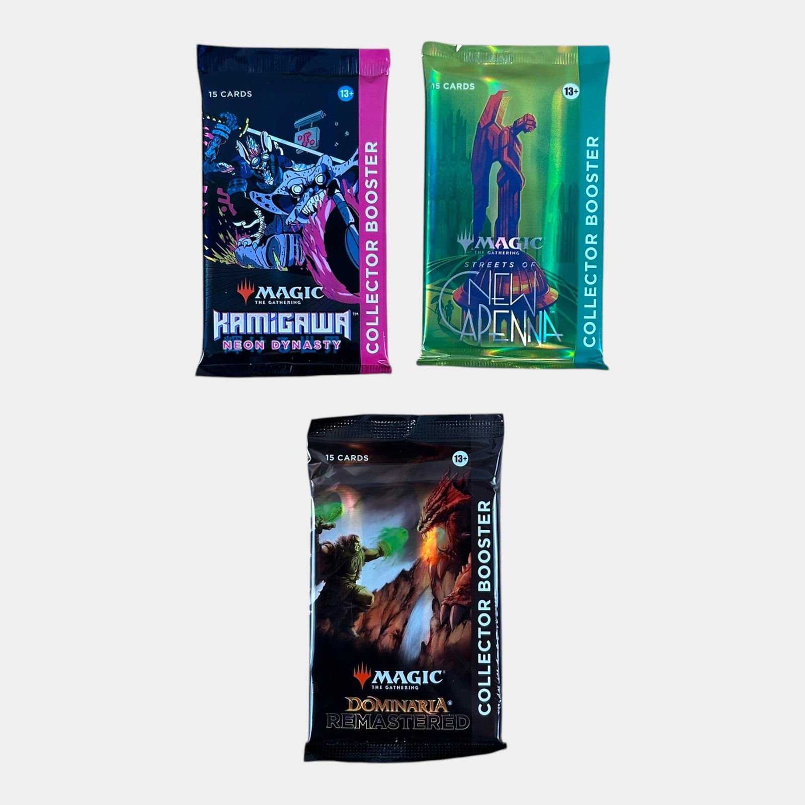 Magic The Gathering TCG Sealed Collector Booster Packs New Capenna, Dominaria Remastered & More MTG (1 of 2)